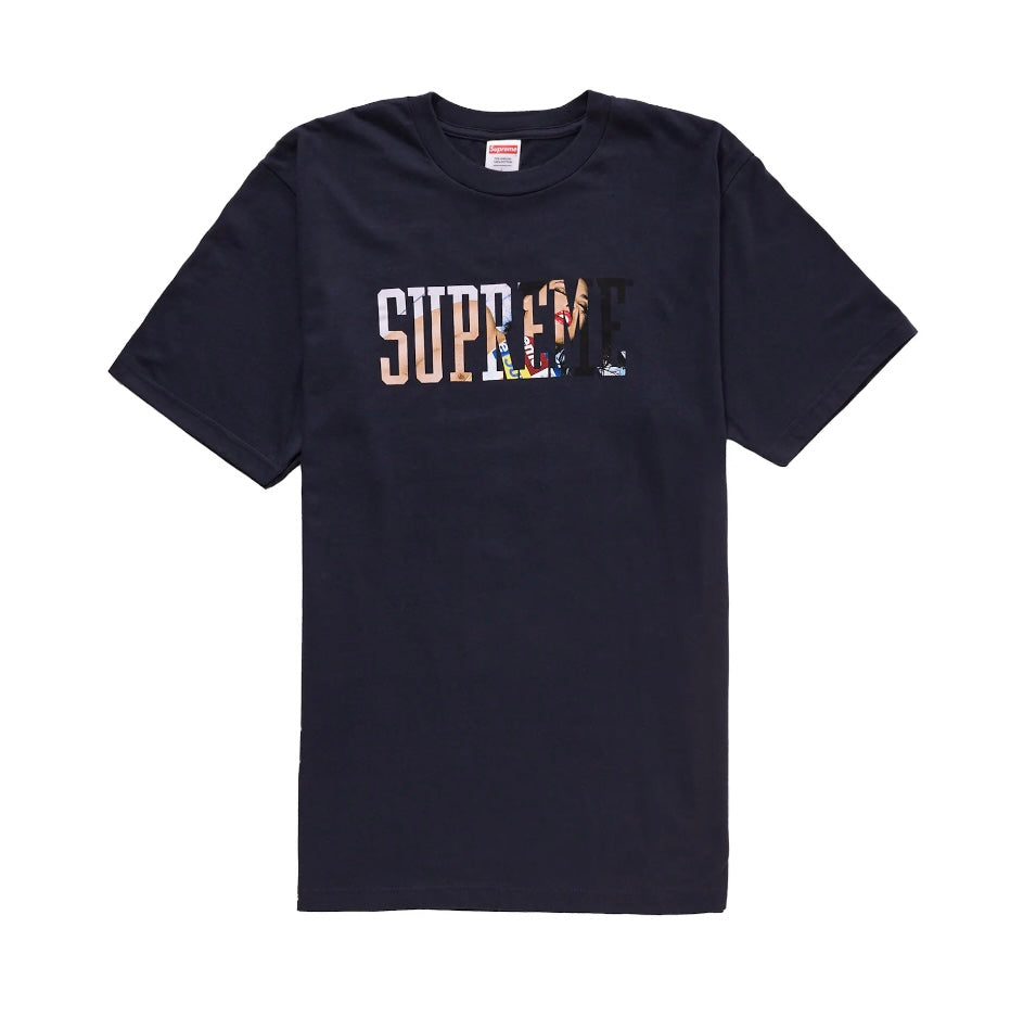 SUPREME COLLEGIATE TEE - NAVY