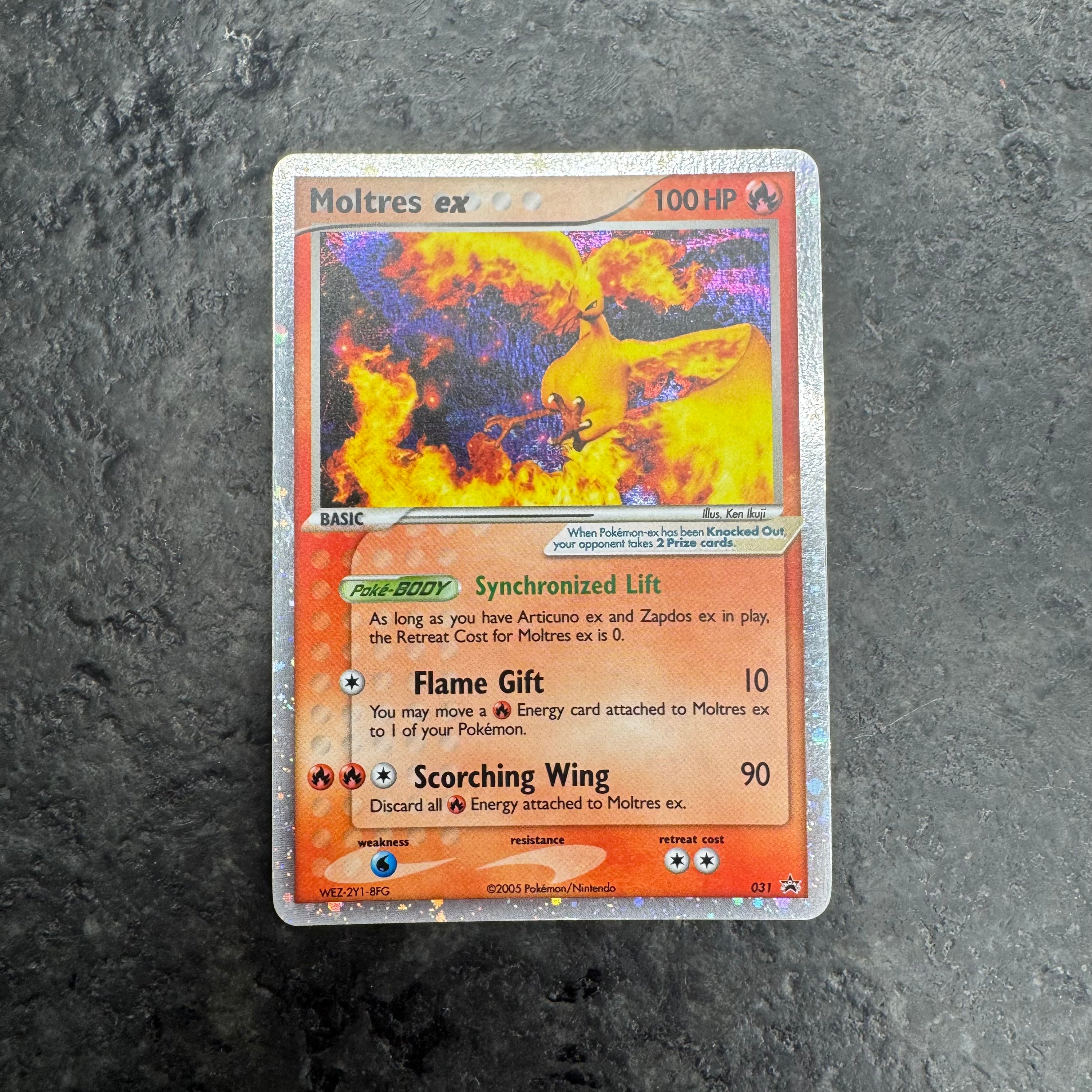 MOLTRES EX BLACK STAR PROMO 031 (LP)