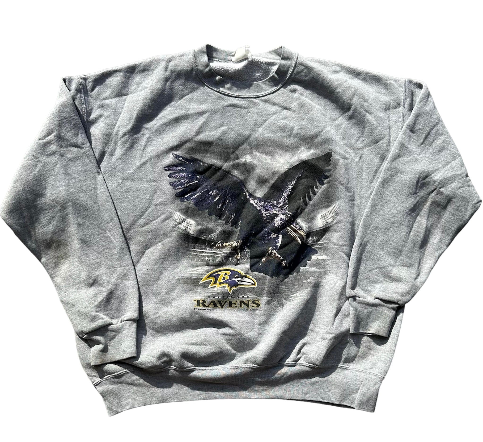 2001 LEE SPORTS BALTIMORE RAVENS CREWNECK (LR)