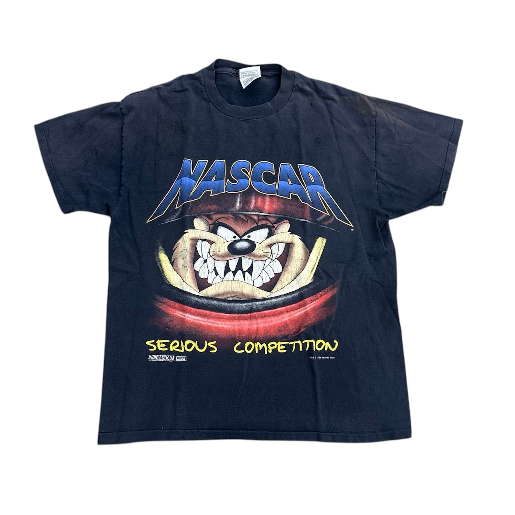1996 TAZ NASCAR SERIOUS COMPETITION TEE (LR)