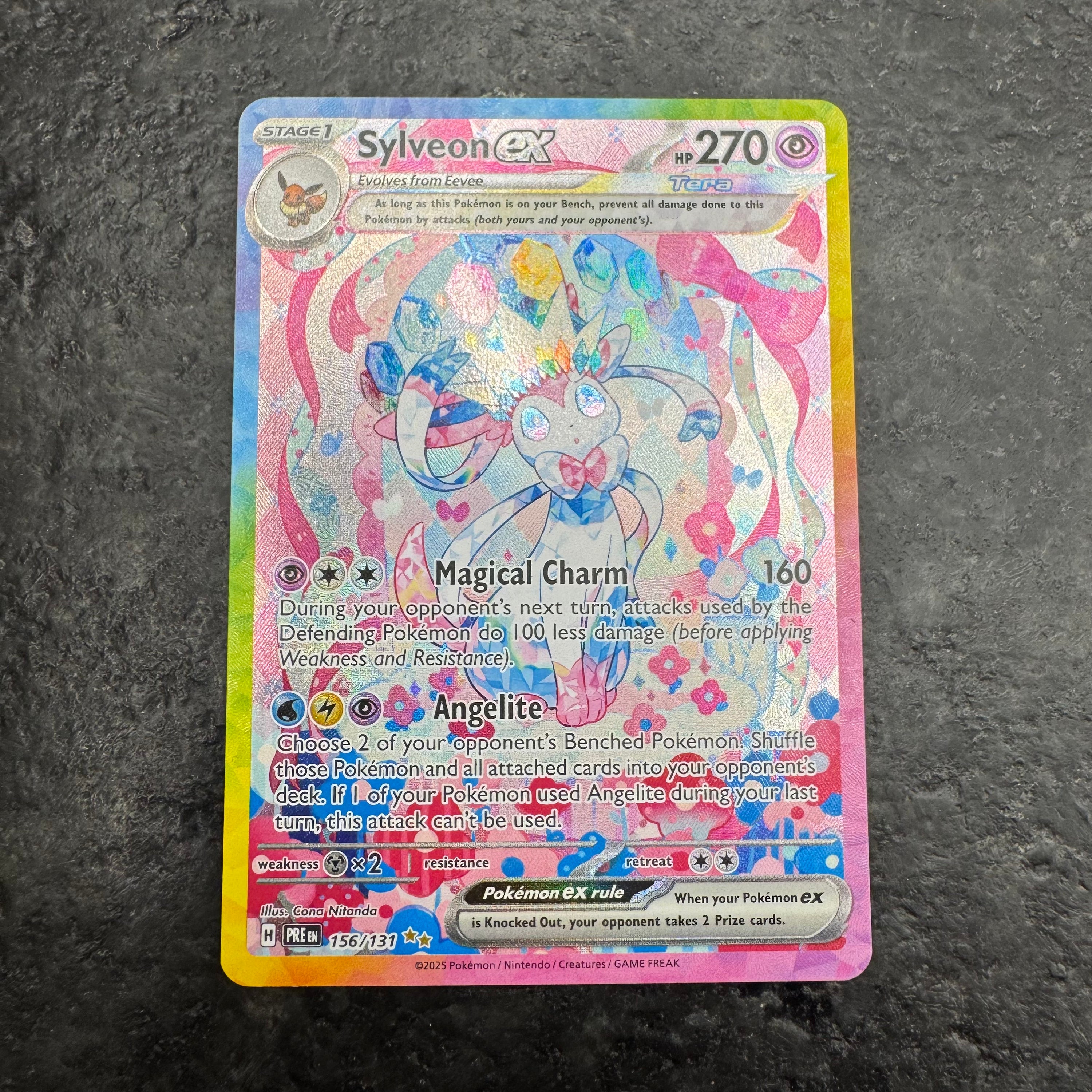 SYLVEON EX SIR 156/131 (NM)