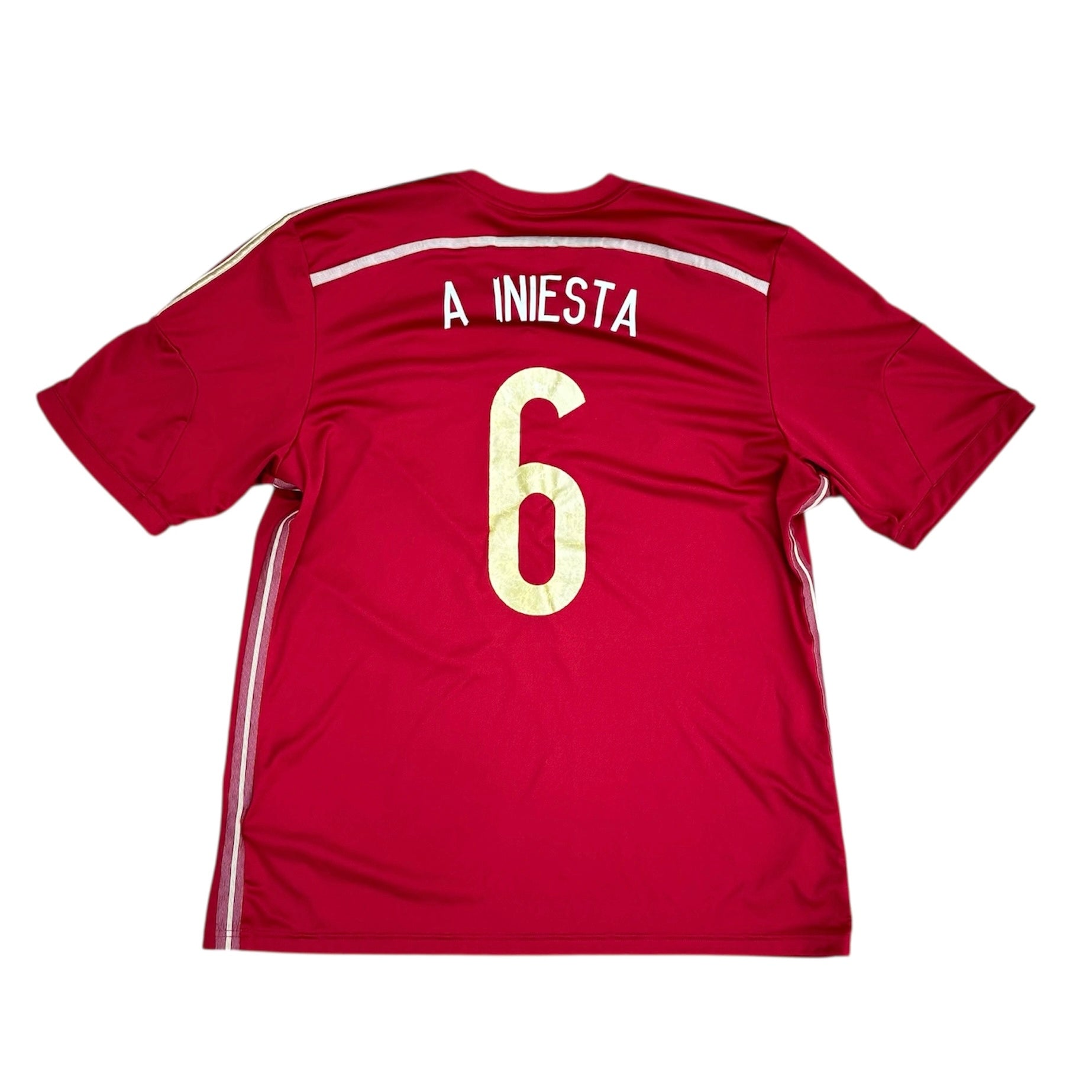 ADIDAS 14/15 ANDRES INIETSA SPAIN HOME KIT (LR)