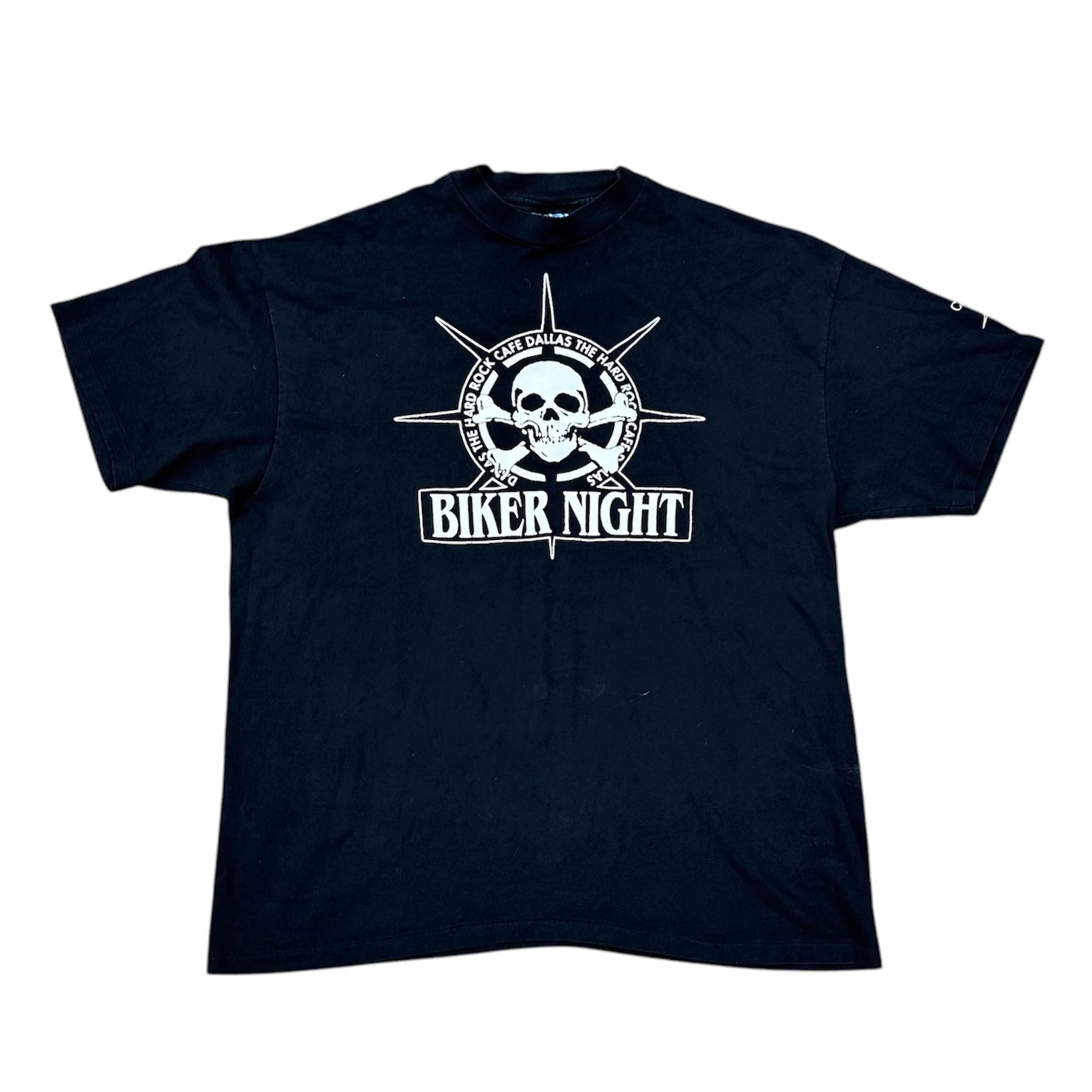 90’S HARD ROCK CAFE DALLAS “BIKER NIGHT” TEE (LR)