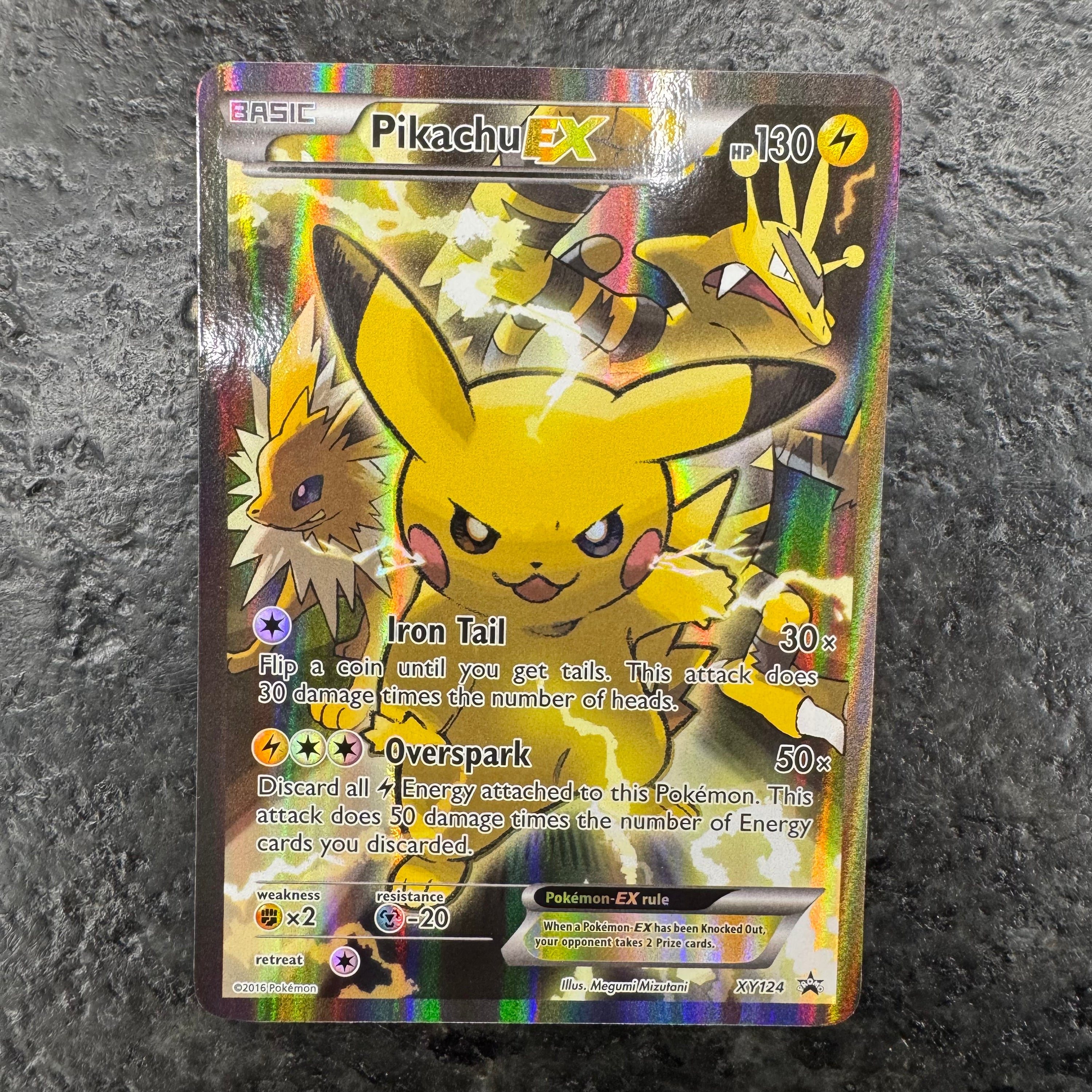 PIKACHU EX PROMO XY124 (NM)
