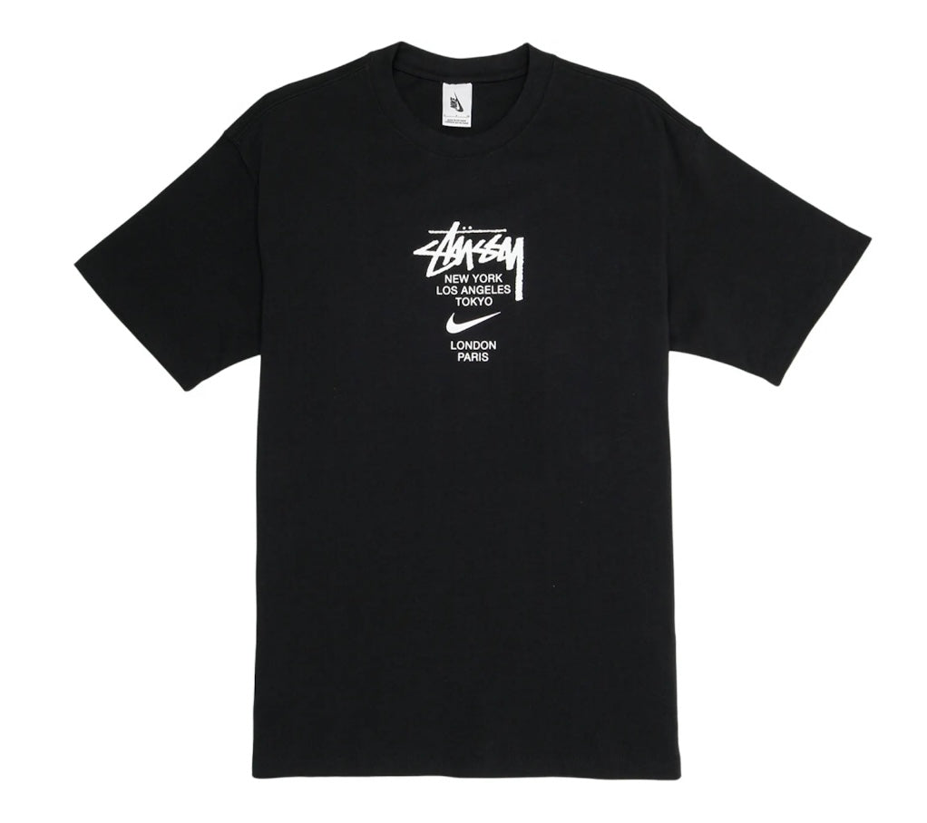 STUSSY X NIKE TEE - BLACK