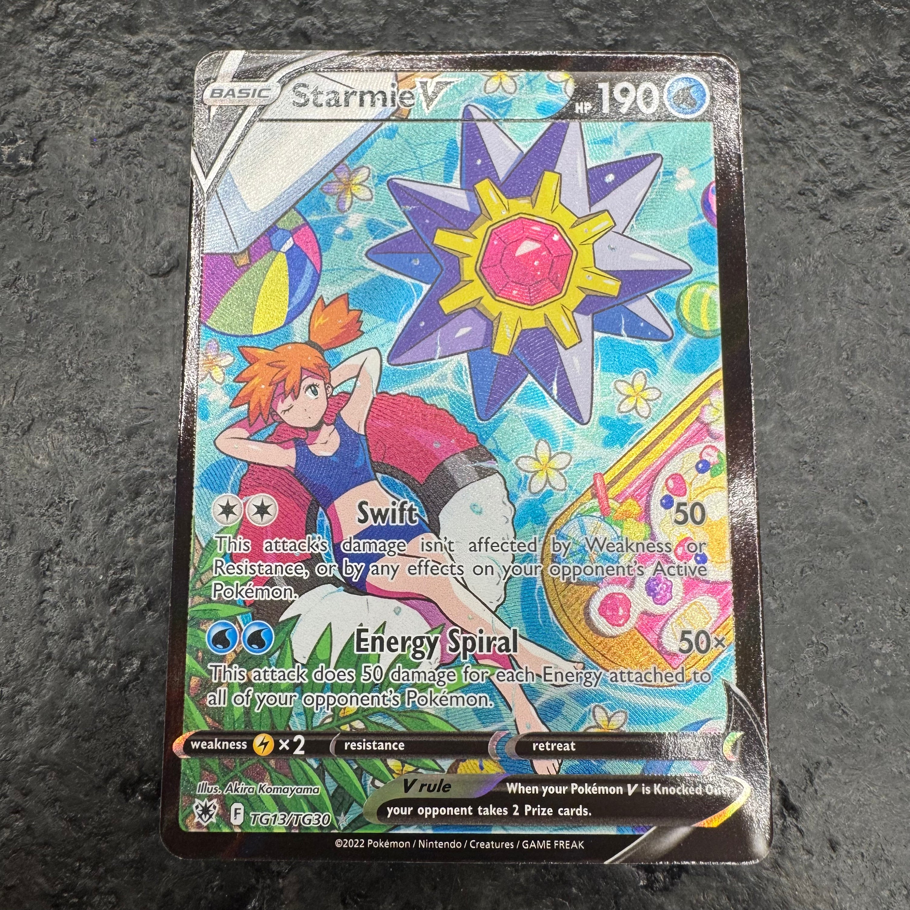 STARMIE V TRAINER GALLERY TG13/TG30 (NM)