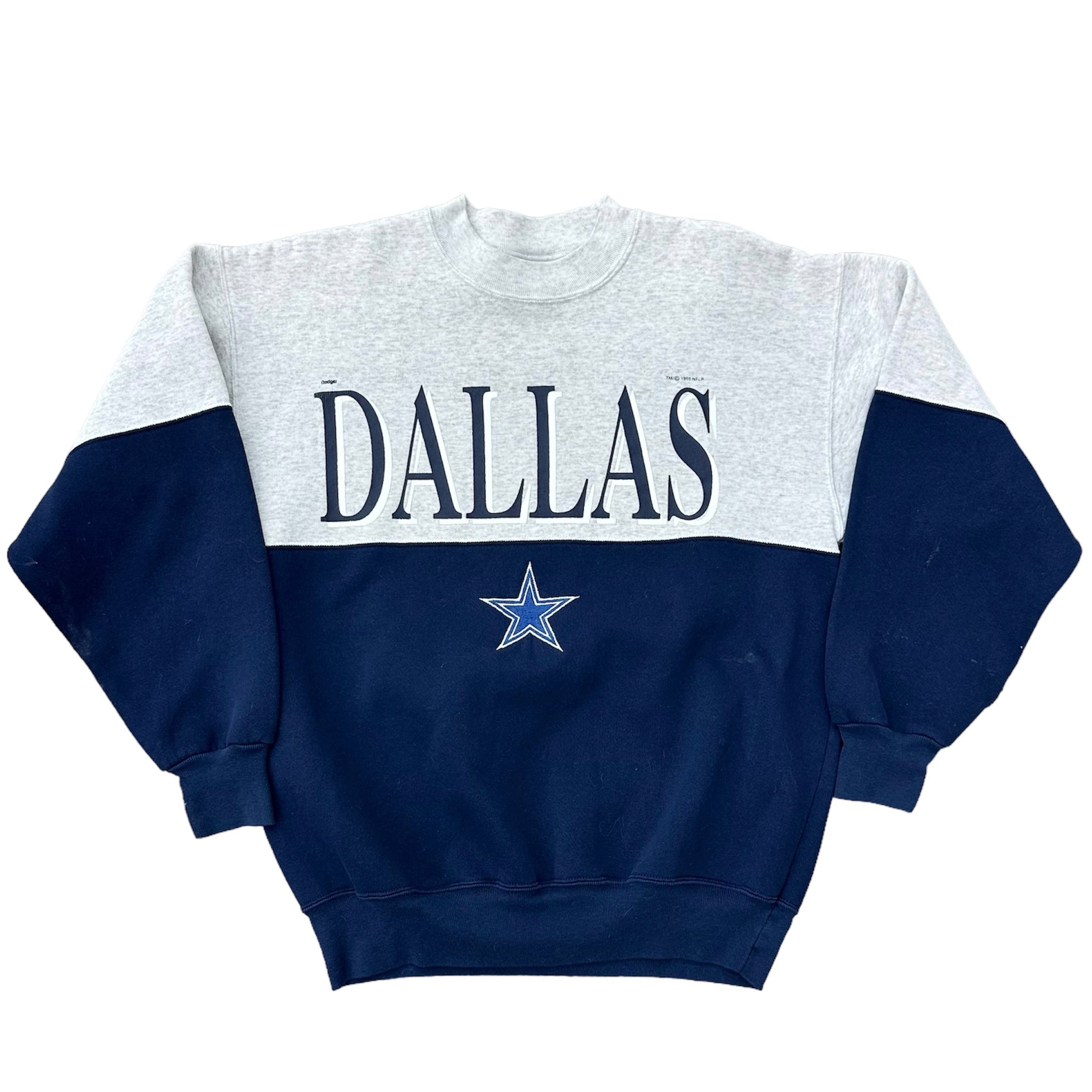 1995 DALLAS COWBOYS SPLIT CREWNECK