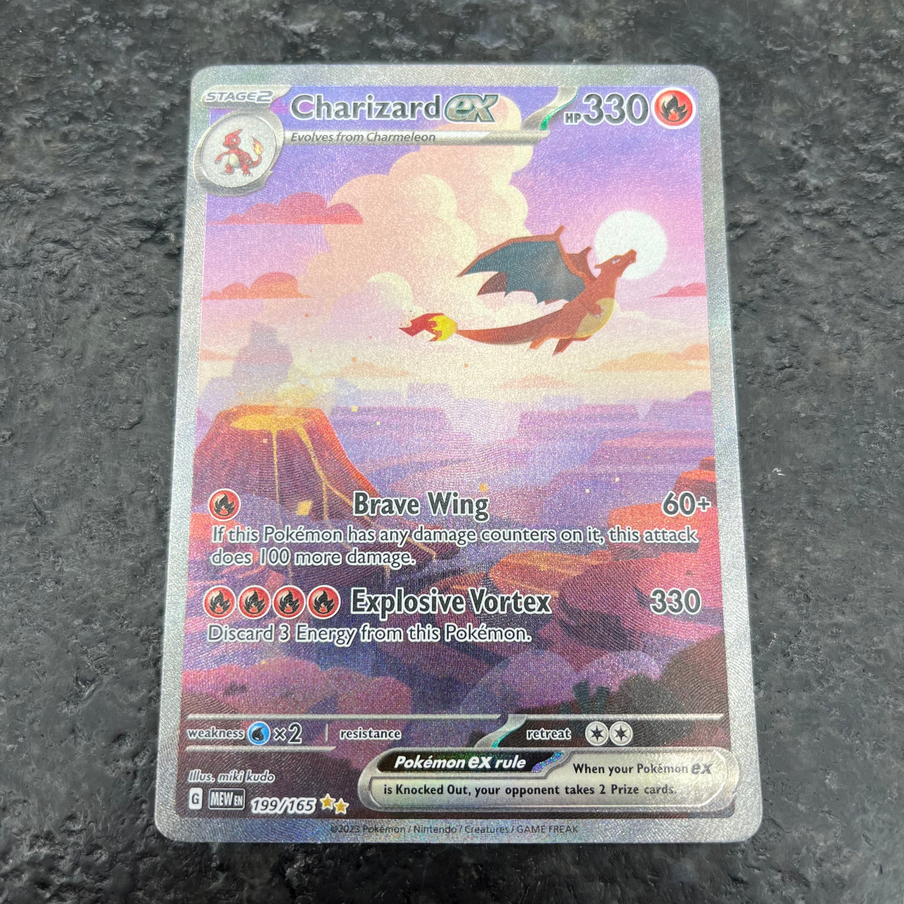 CHARIZARD EX 151 FULL ART 199/165 (NM)