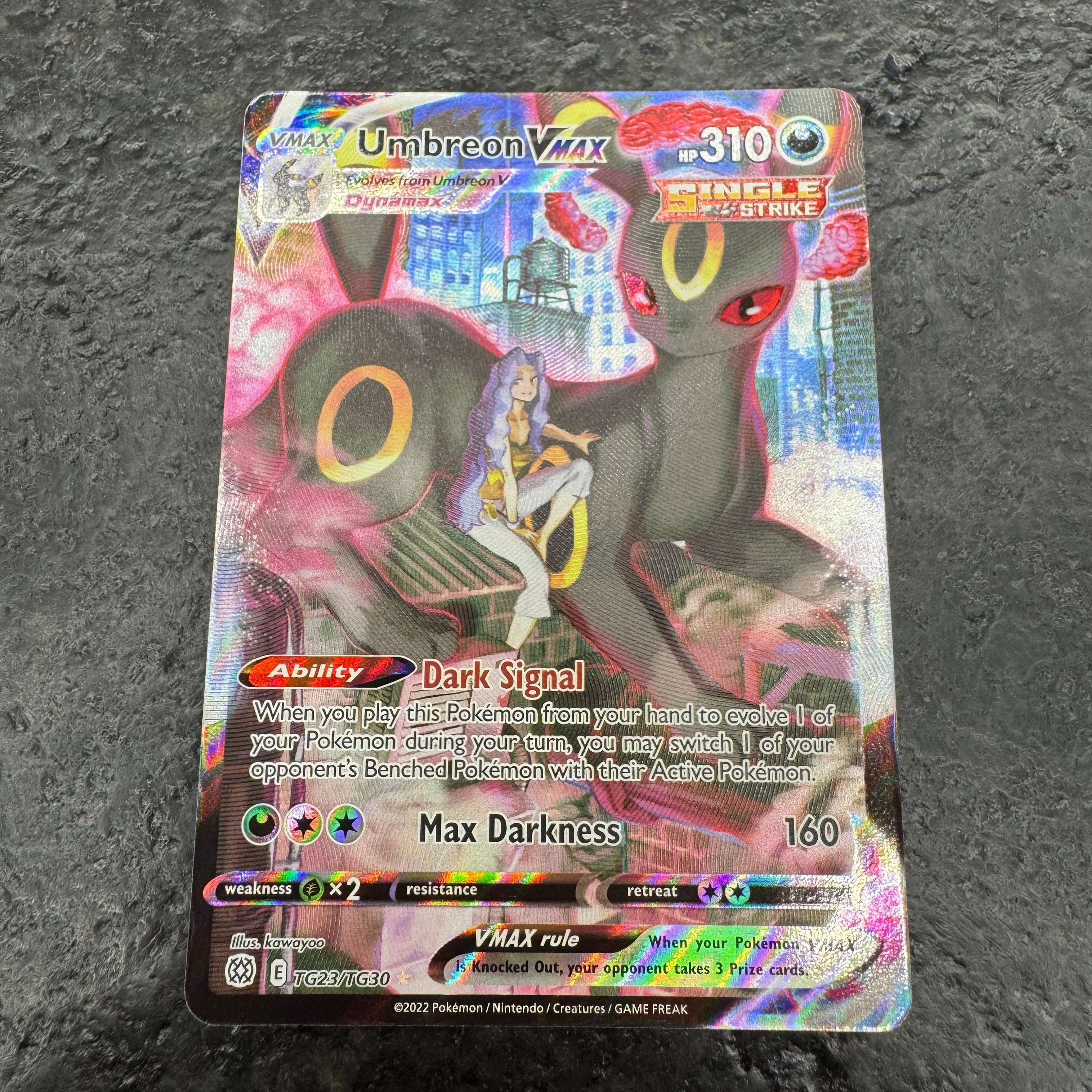 UMBREON VMAX TRAINER GALLERY TG23/TG30 (NM)