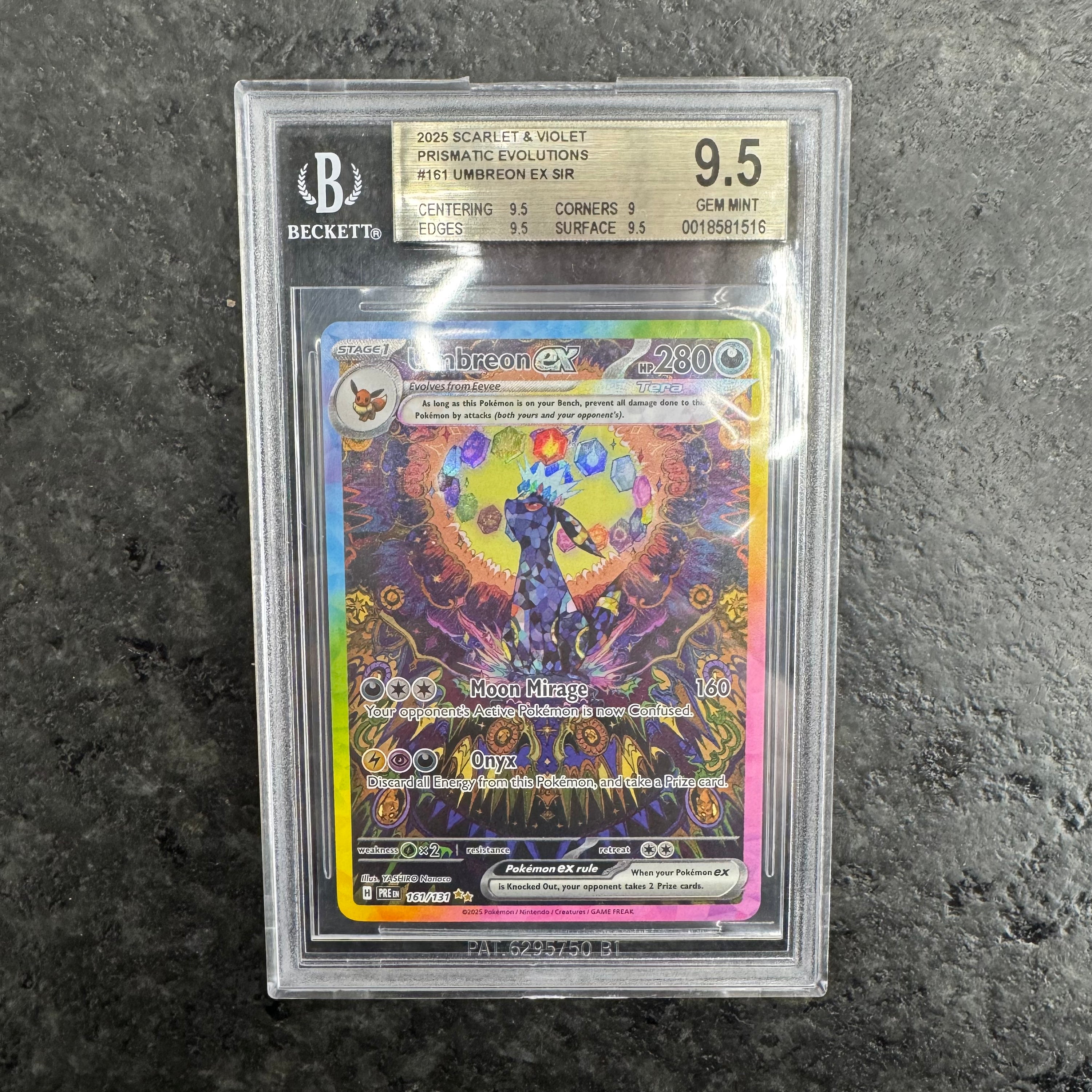 UMBREON EX SIR 161/131 BGS 9.5