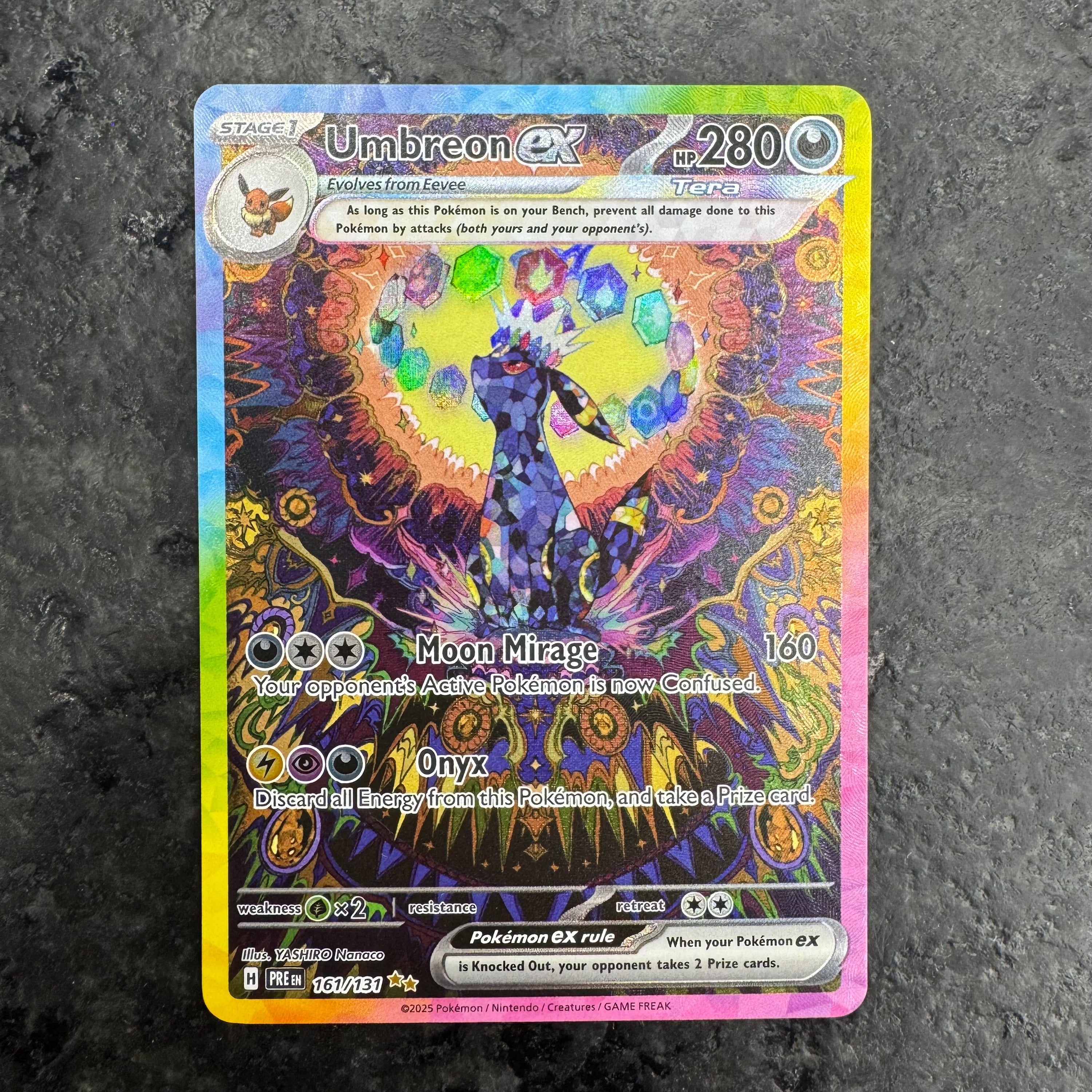 UMBREON EX PRISMATIC SIR 161/131 (NM)