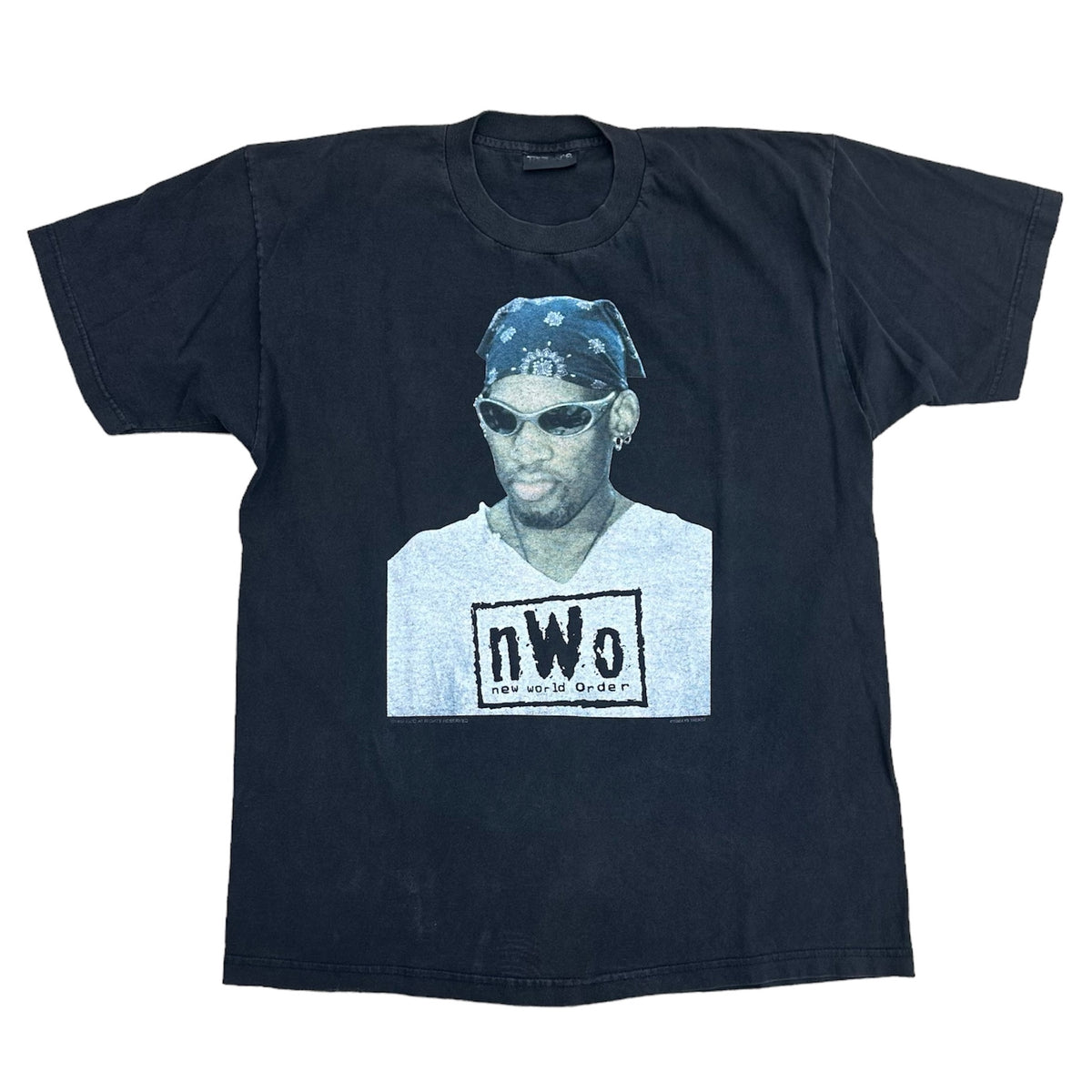 1997 DENNIS RODMAN NWO BANDANA TEE – Thevaultdtx