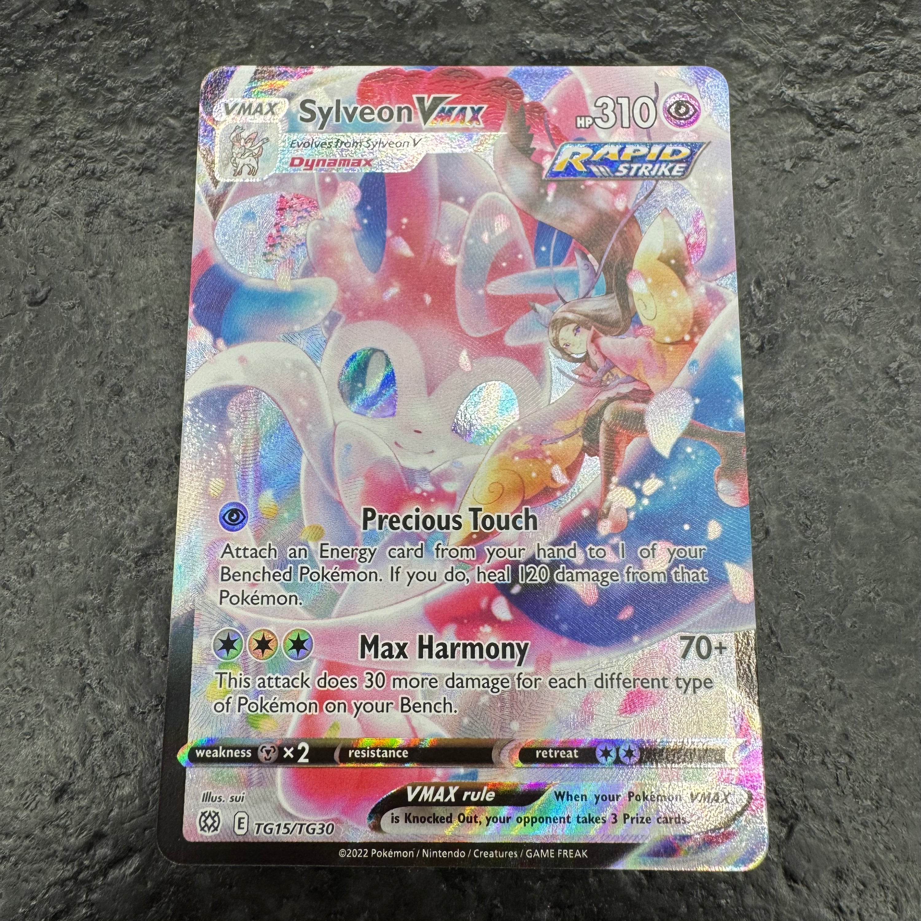 SYLVEON VMAX TRAINER GALLERY TG15/TG30 (NM)
