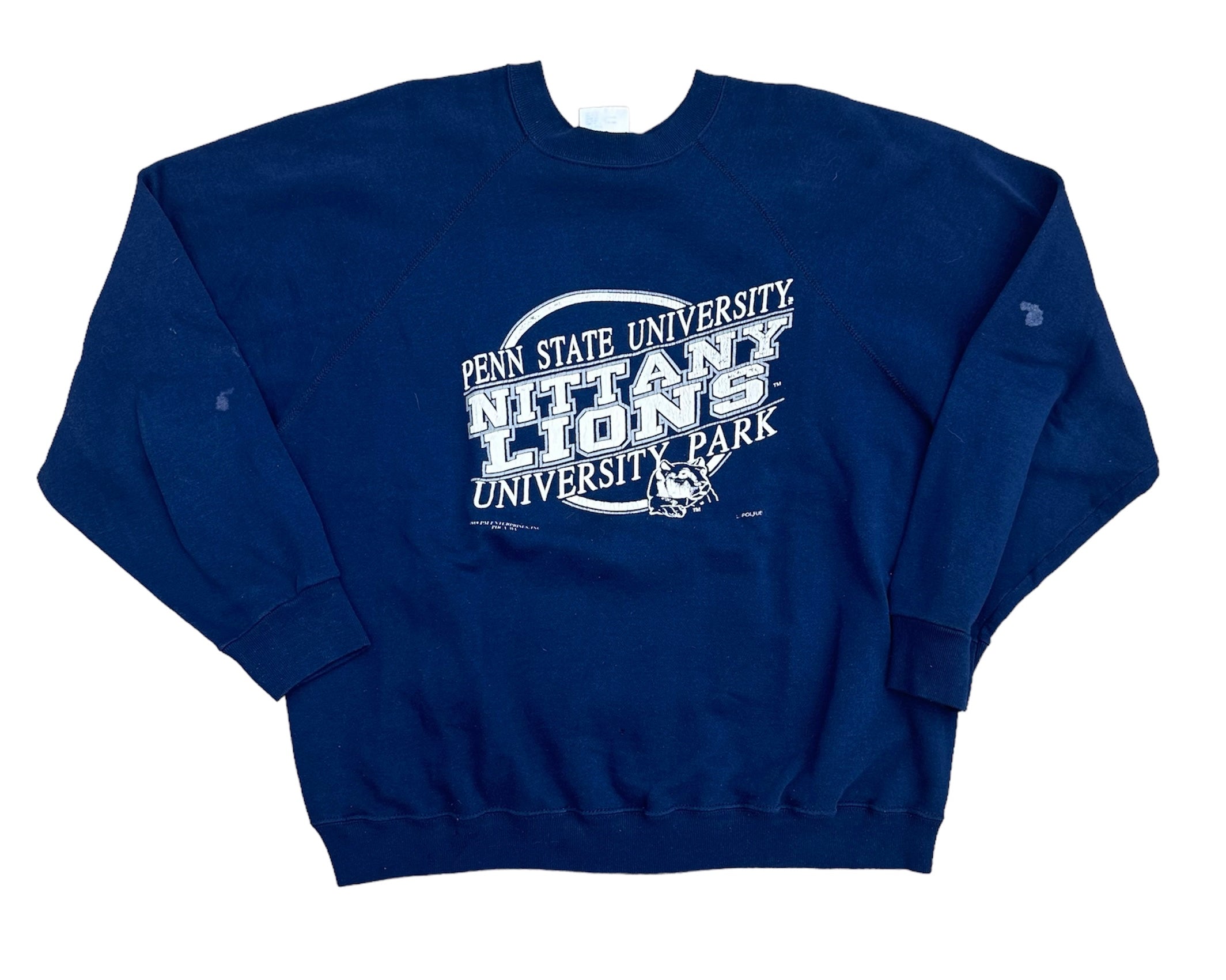 1989 PENN STATE NITTANY LIONS CREWNECK (LR)