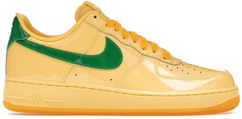 NIKE AIR FORCE 1 LOW “PATENT LEATHER TOPAZ GOLD PINE GREEN”