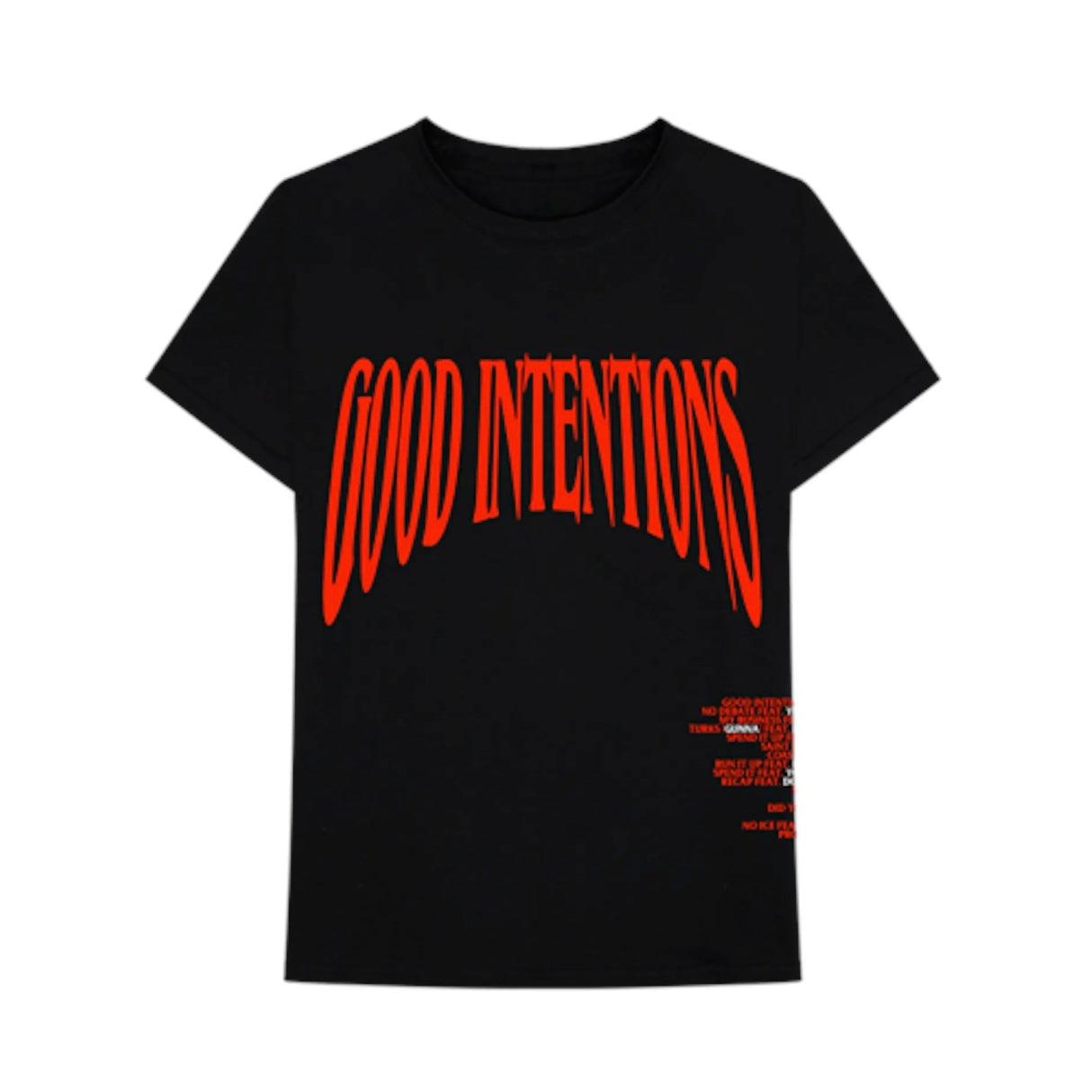 VLONE X NAV GOOD INTENTIONS TEE - BLACK