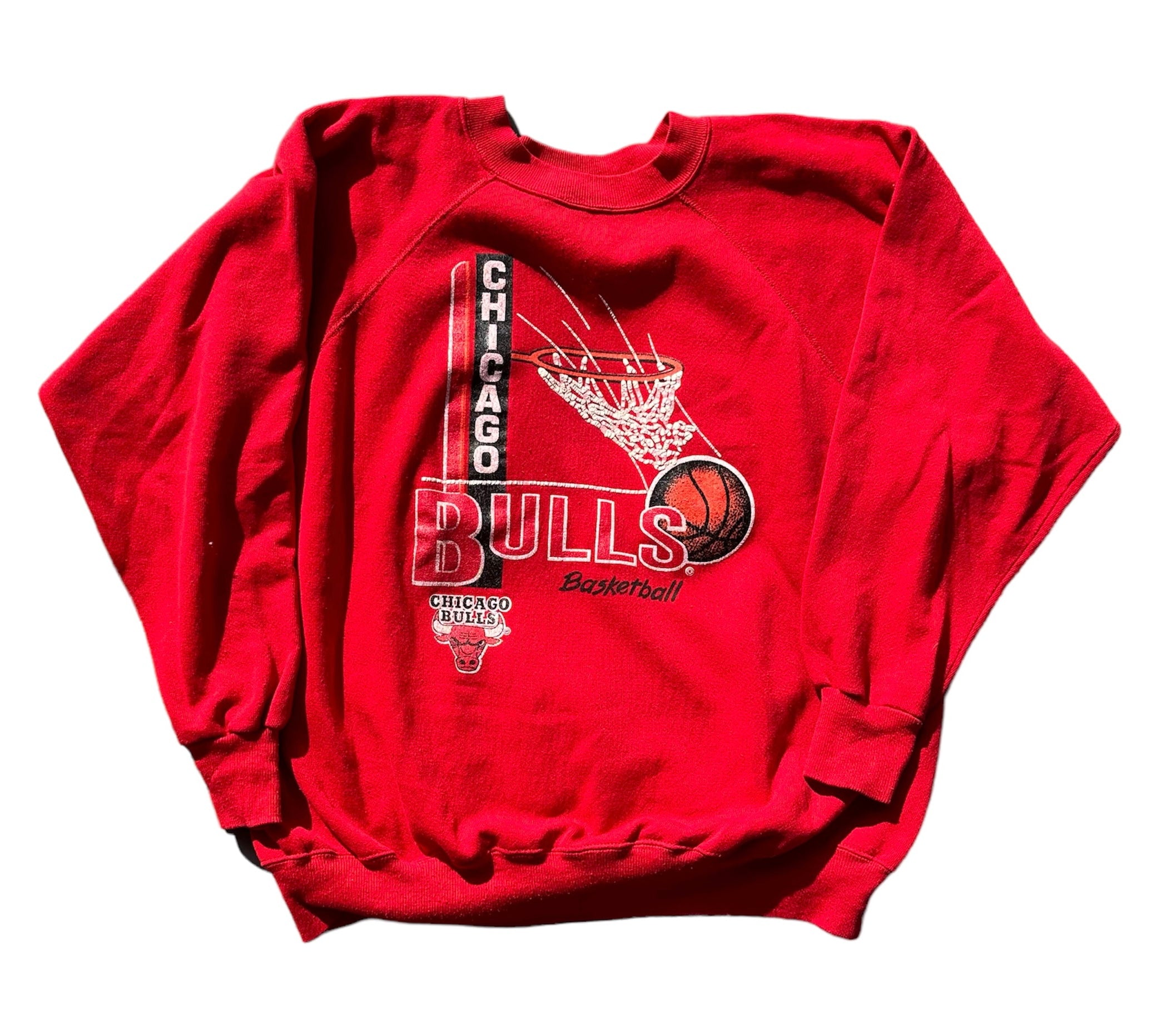 80’S CHICAGO BULLS BASKETBALL CREWNECK (LR)