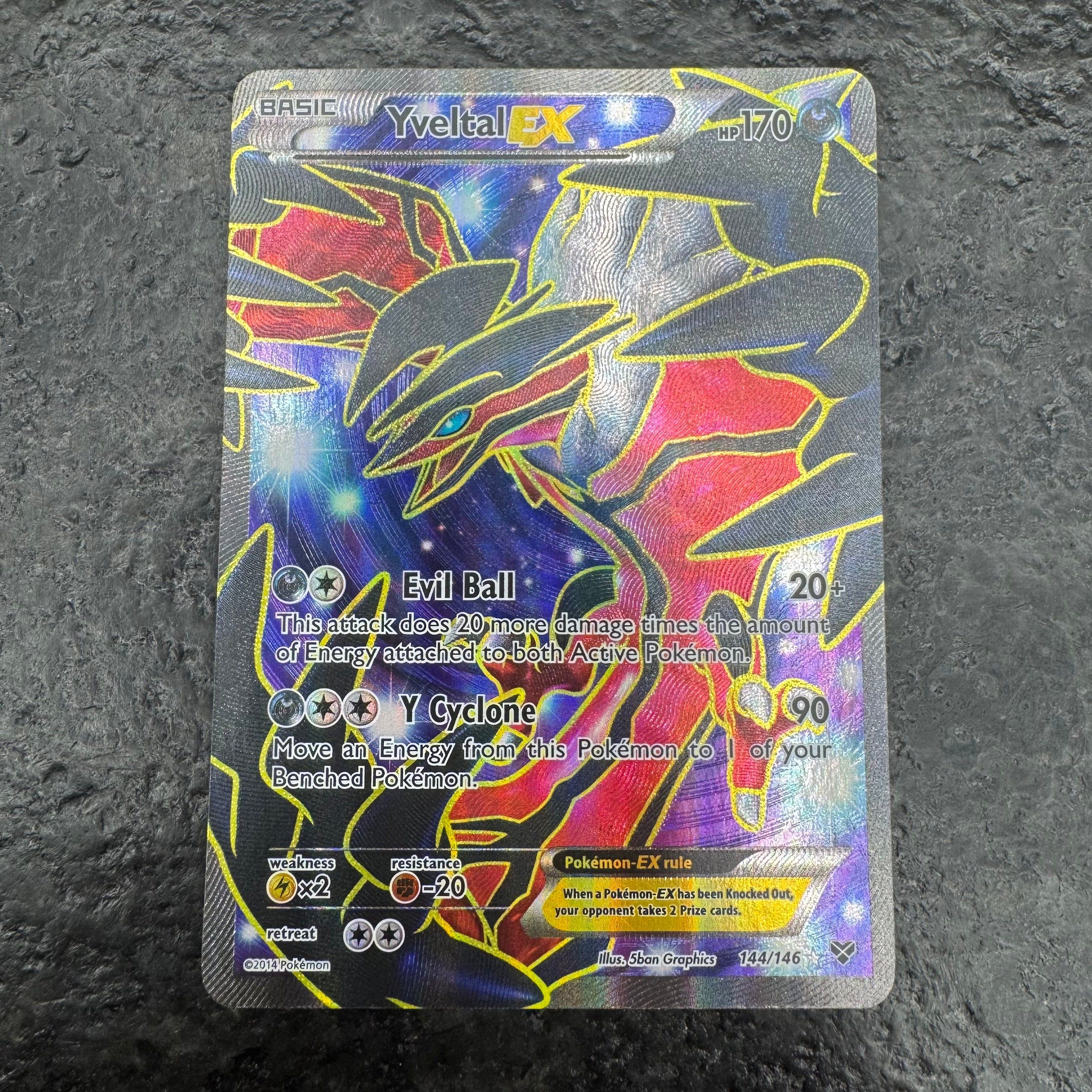 YVELTAL EX FULL ART 144/146 (LP)
