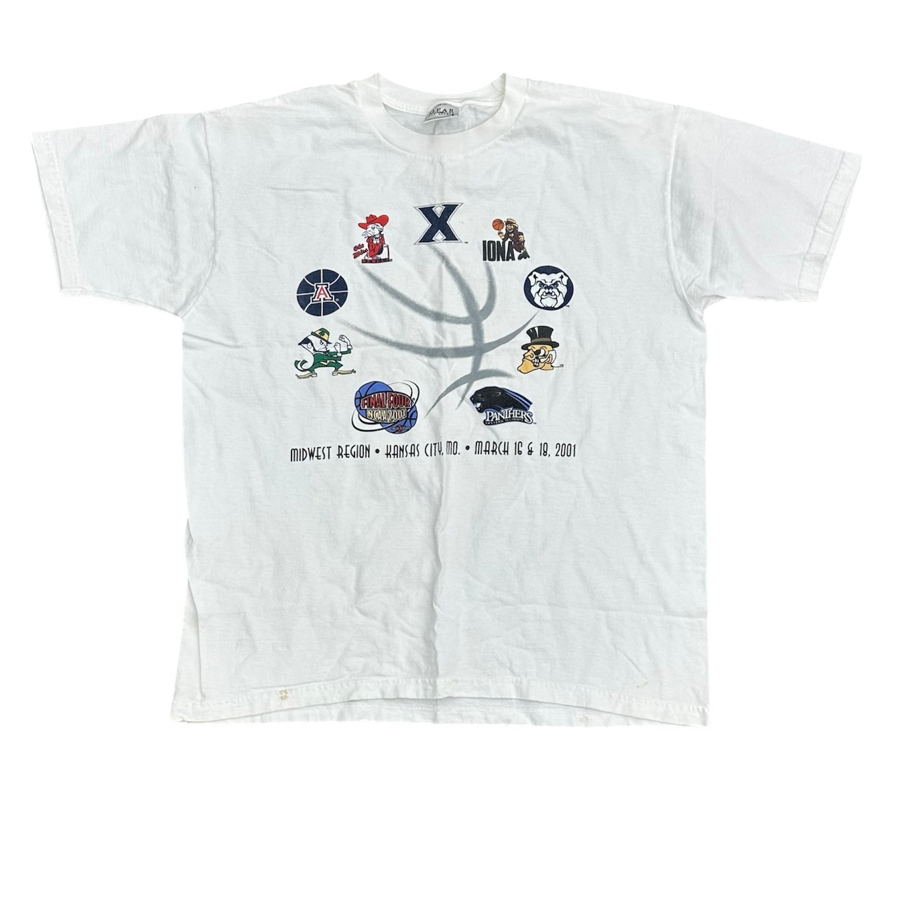 2001 NCAA FINAL 4 BASKETBALL TEE (LR)