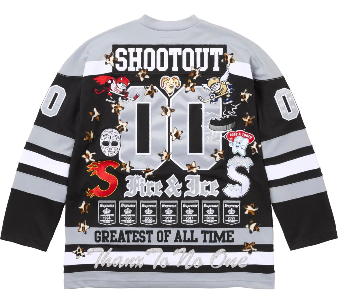 SUPREME FW25 FIRE & ICE HOCKEY JERSEY