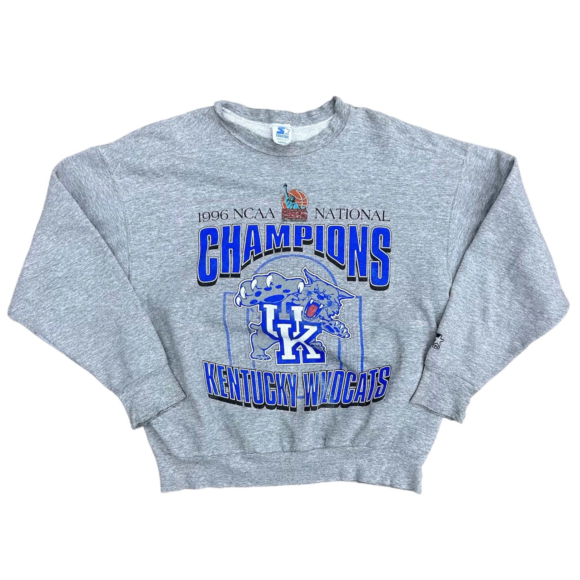 1996 KENTUCKY NCAA NATIONAL CHAMPS CREWNECK (LR)