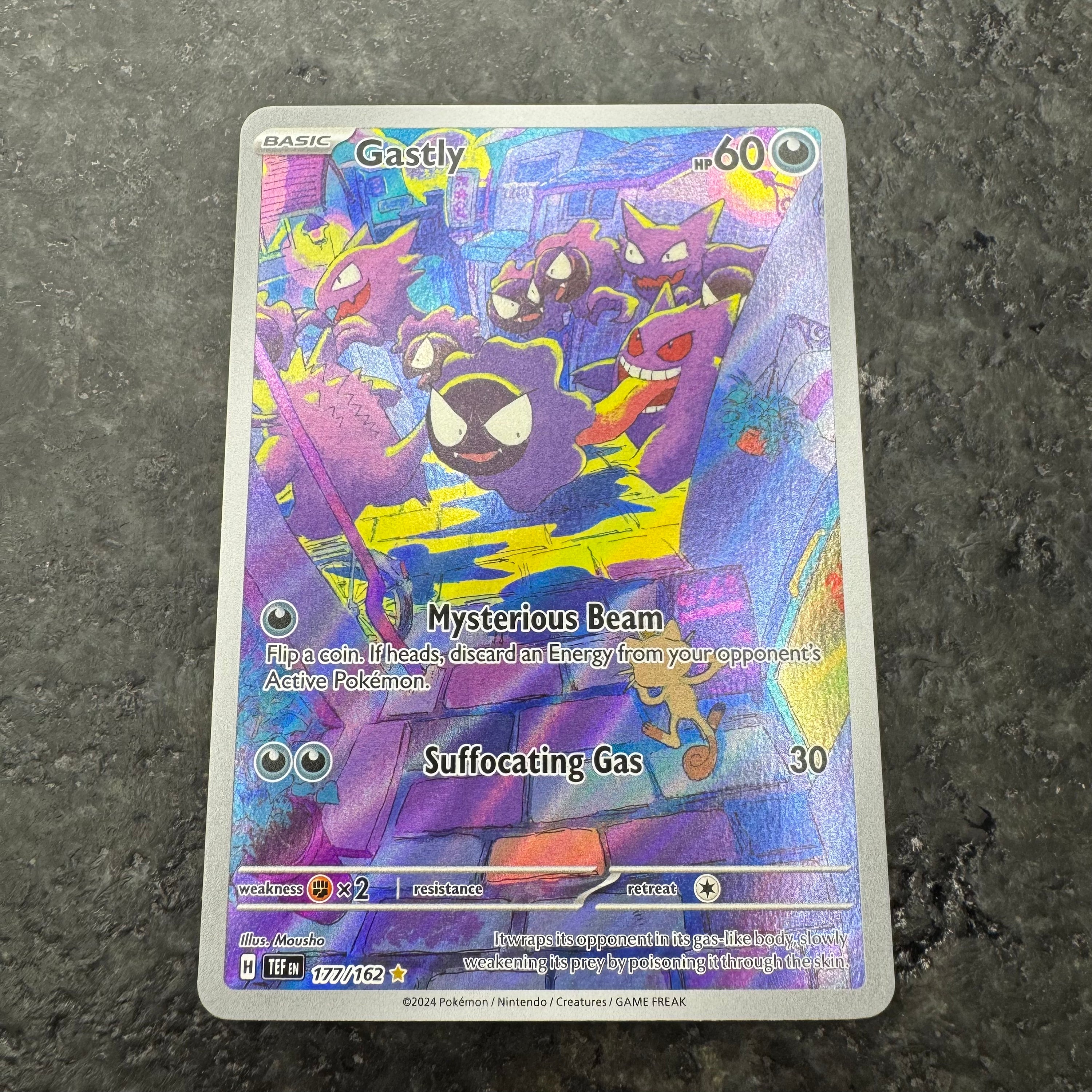 GASTLY FULL ART 177/162 (NM)