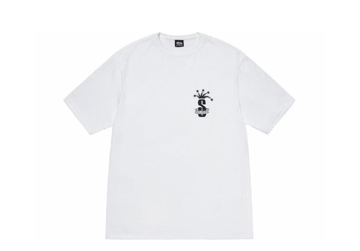 Stussy White T “Jester”