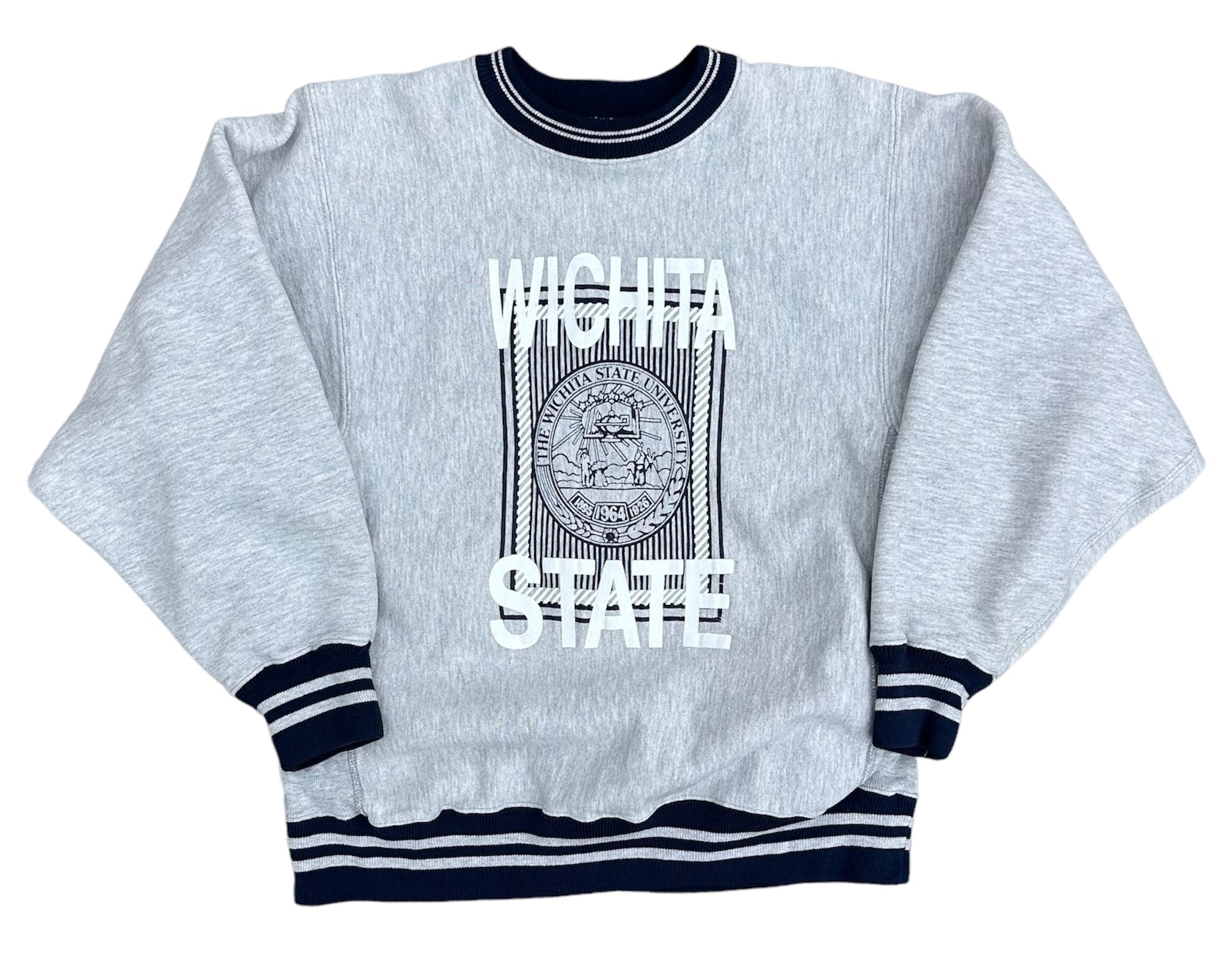 80’S WICHITA STATE CHAMPION REVERSE WEAVE CREWNECK (LR)