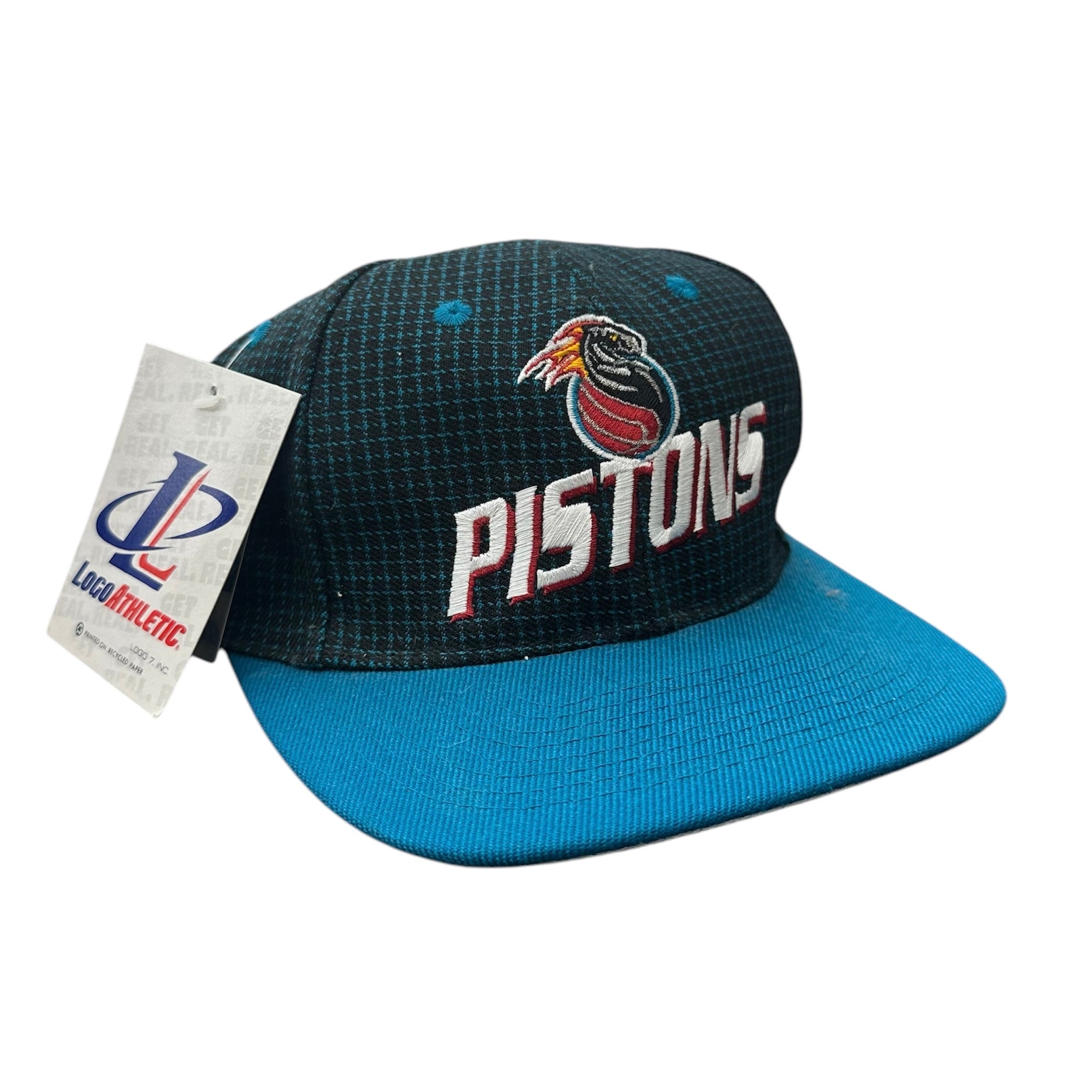 90’S LOGO ATHLETIC DETROIT PISTONS SNAPBACK