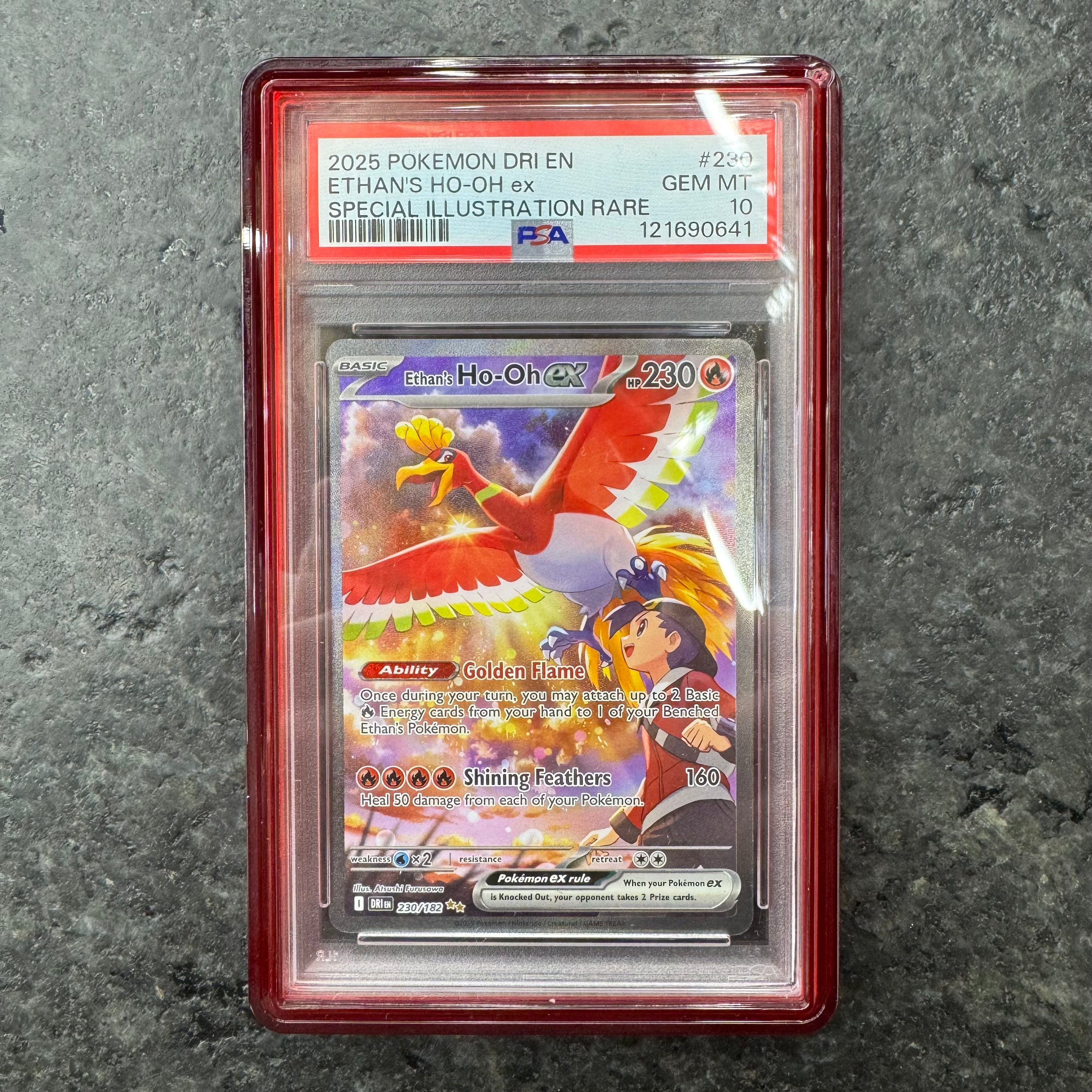 ETHANS HO-OH EX SIR 230/182 PSA 10