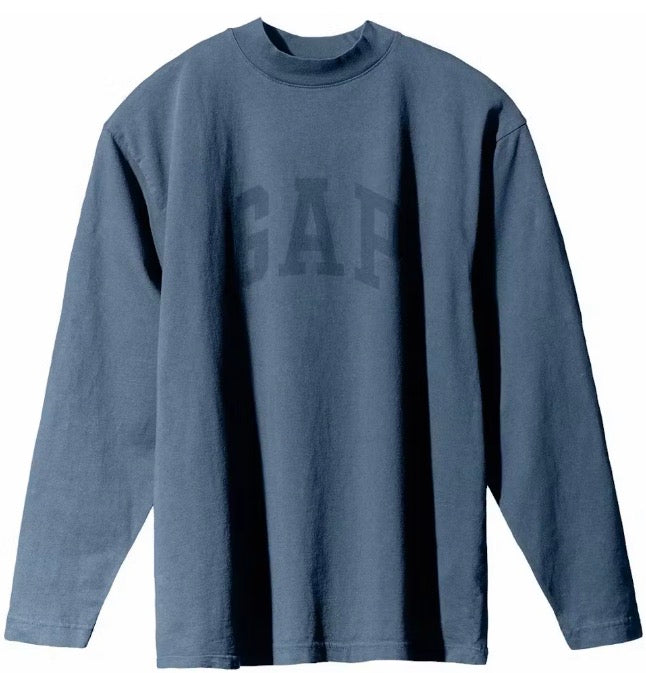 YEEZY GAP DOVE LONGSLEEVE TEE “DARK BLUE”
