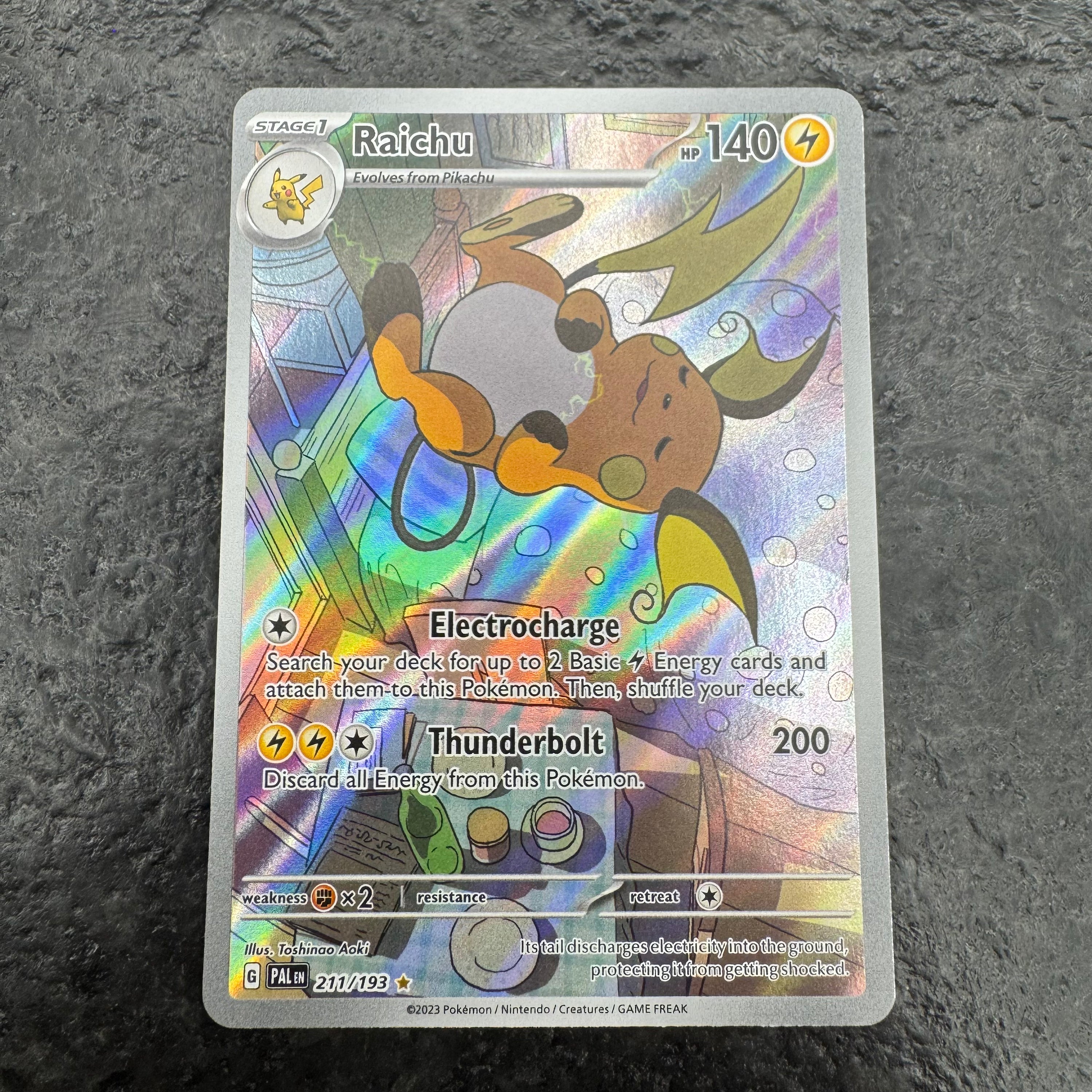 RAICHU ILLUSTRATION ART 211/193 (NM)
