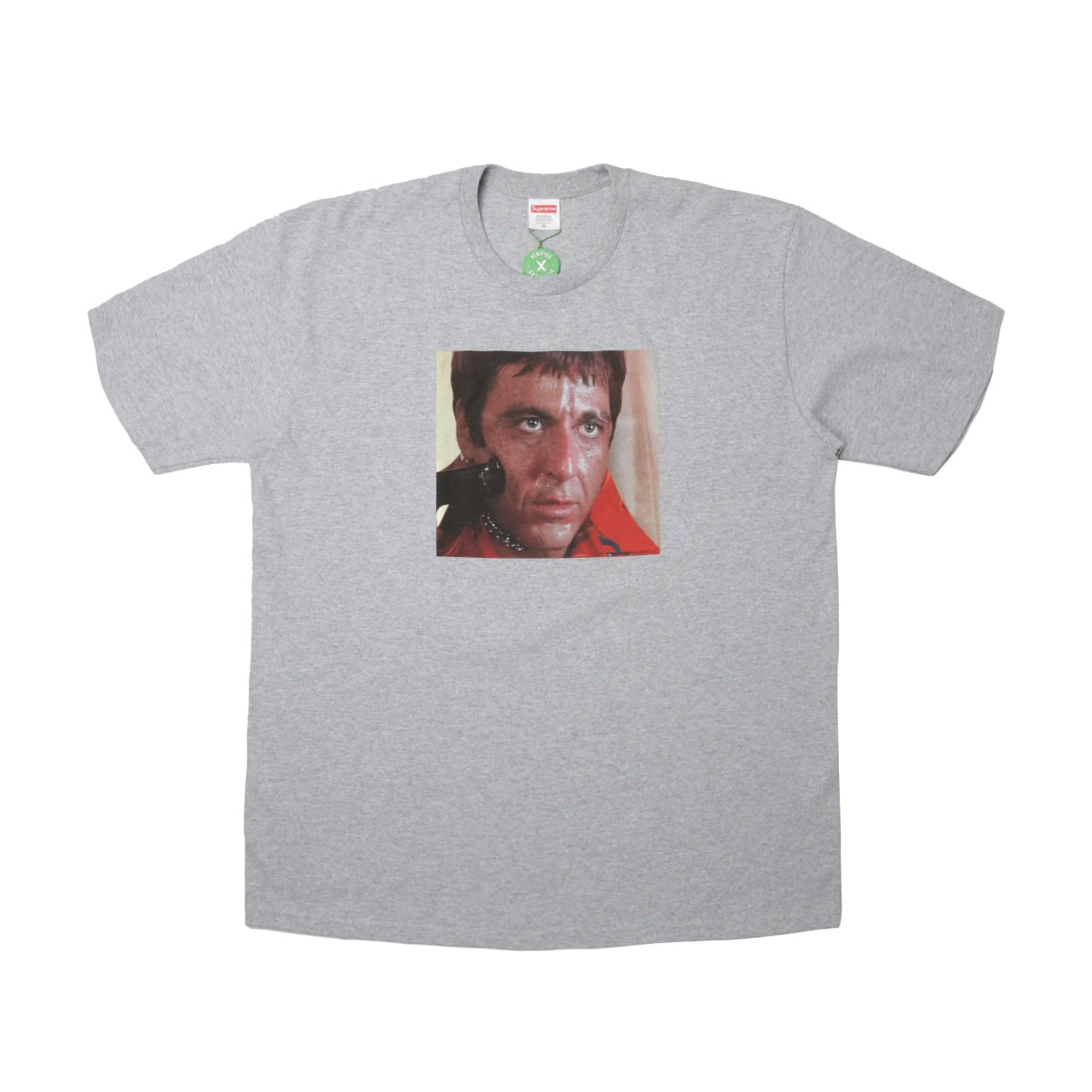 SUPREME SCARFACE SHOWER TEE - HEATHER GREY