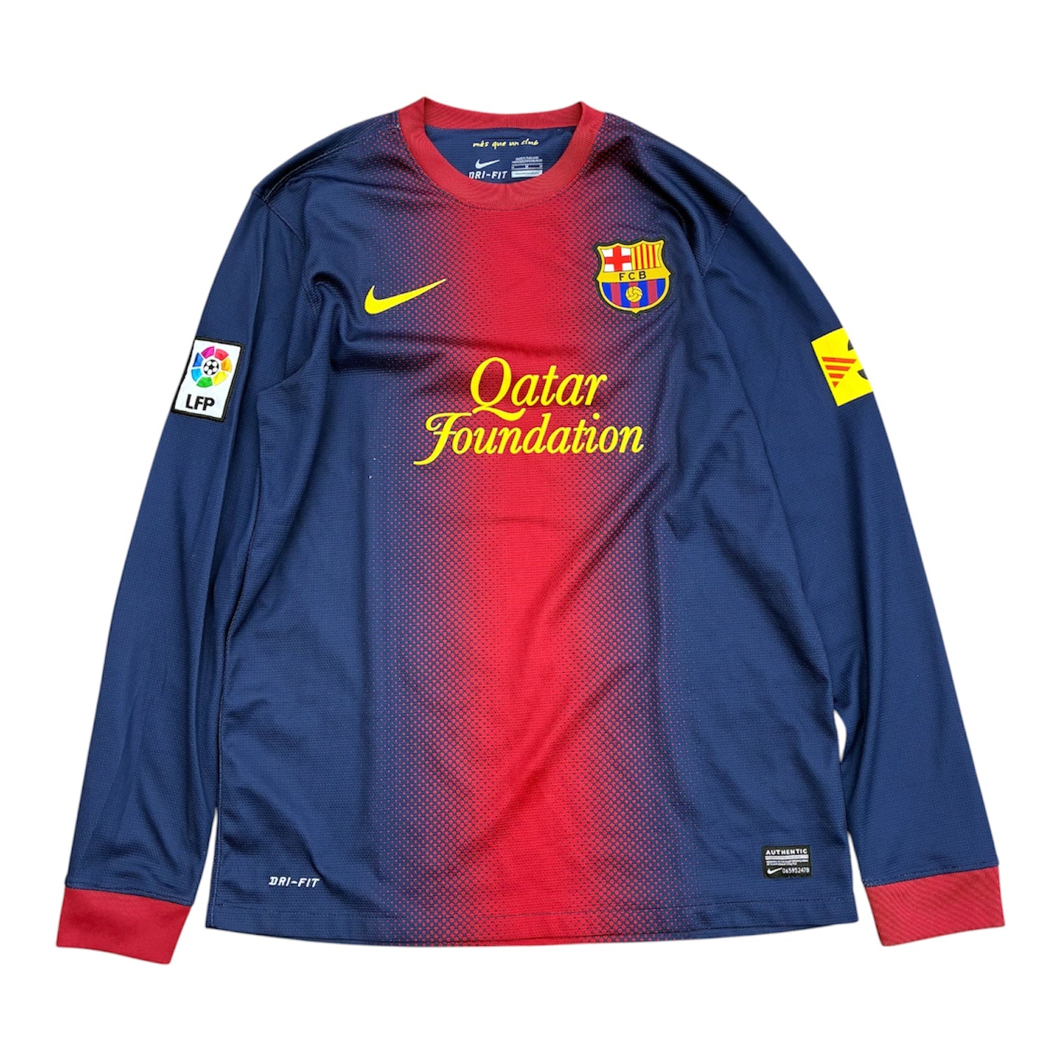 NIKE 2012 BARCELONA HOME LONG SLEEVE JERSEY