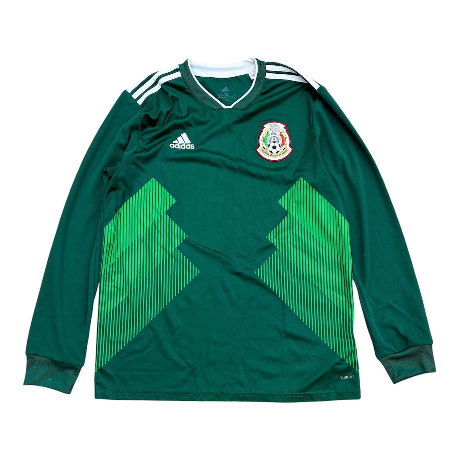 ADIDAS MEXICO 2018 WORLD CUP LONG SLEEVE JERSEY