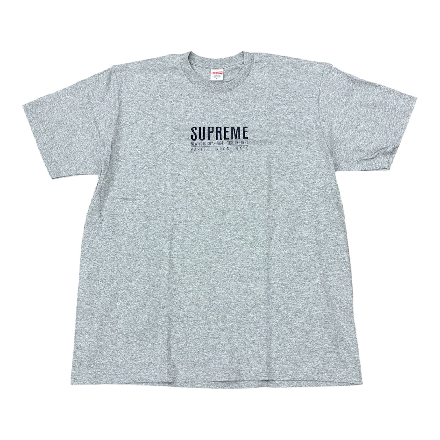 SUPRME “FUCK THE REST” GREY TEE