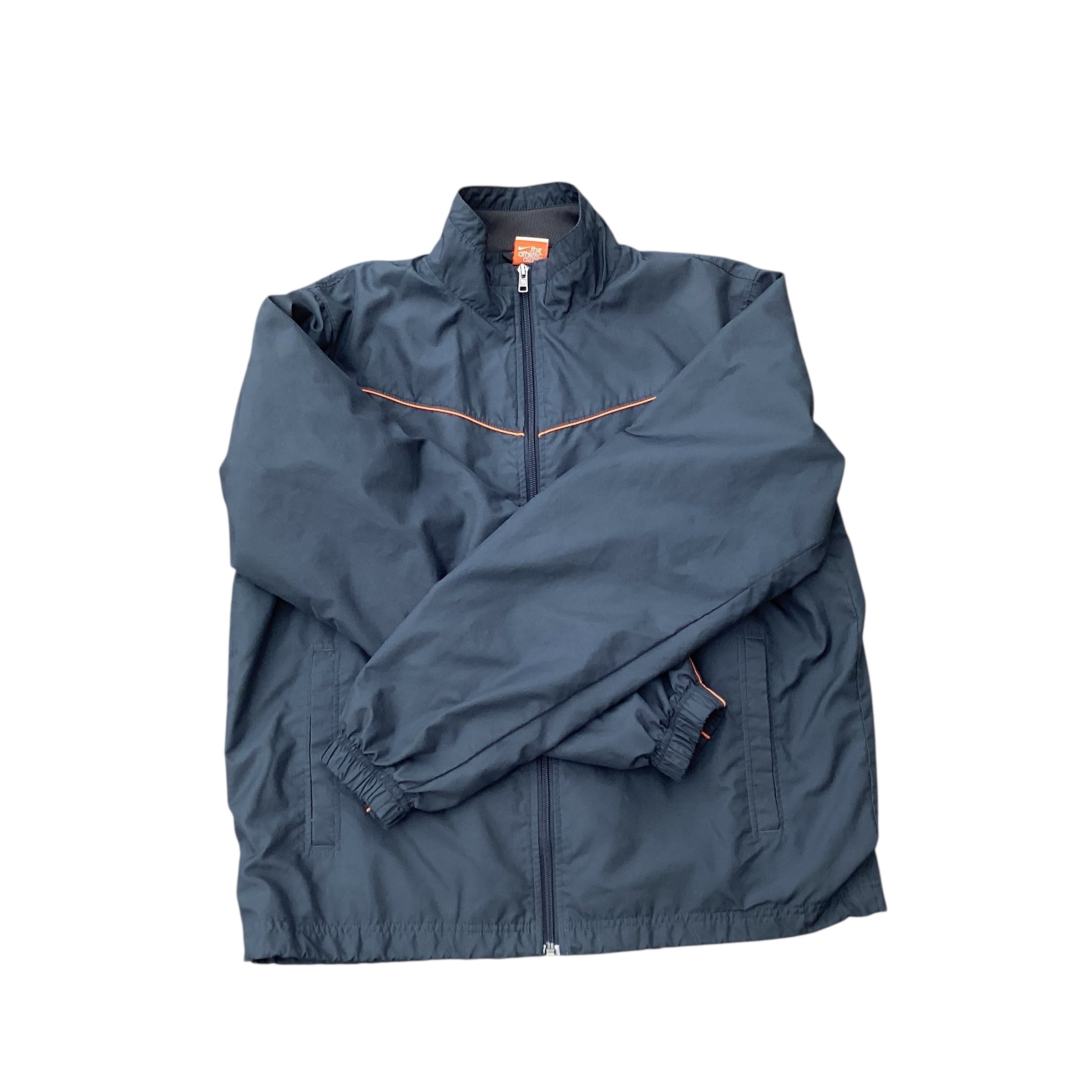90’S NIKE WINDBREAKER BLACK AND ORANGE