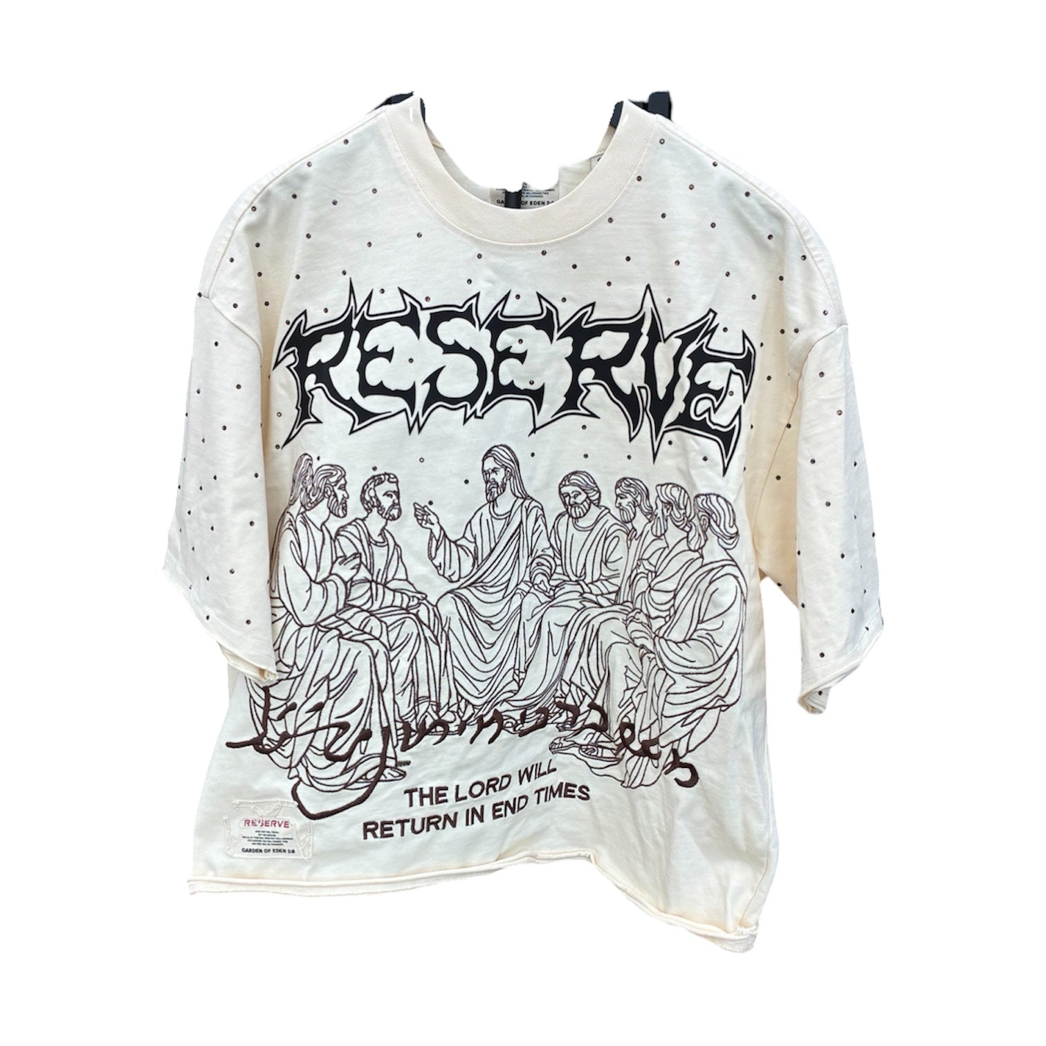 RESERVE “LORD WILL RETURN” BOXY CROP FIT TEE