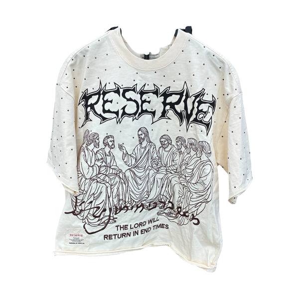 RESERVE “LORD WILL RETURN” BOXY CROP FIT TEE