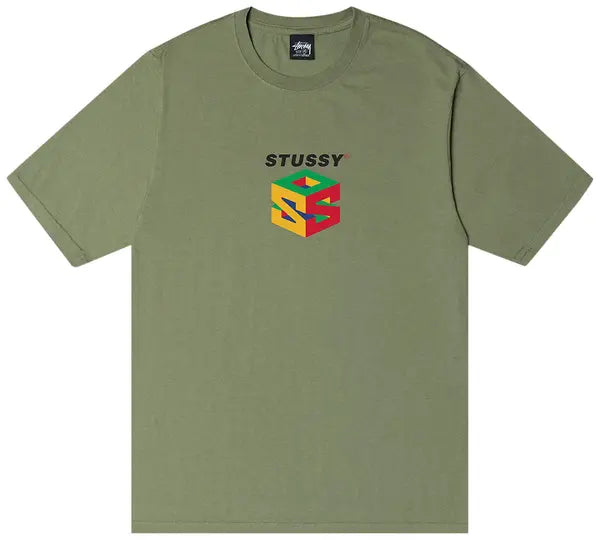 Stussy S64 Pigment Dyed Tee 'Artichoke'