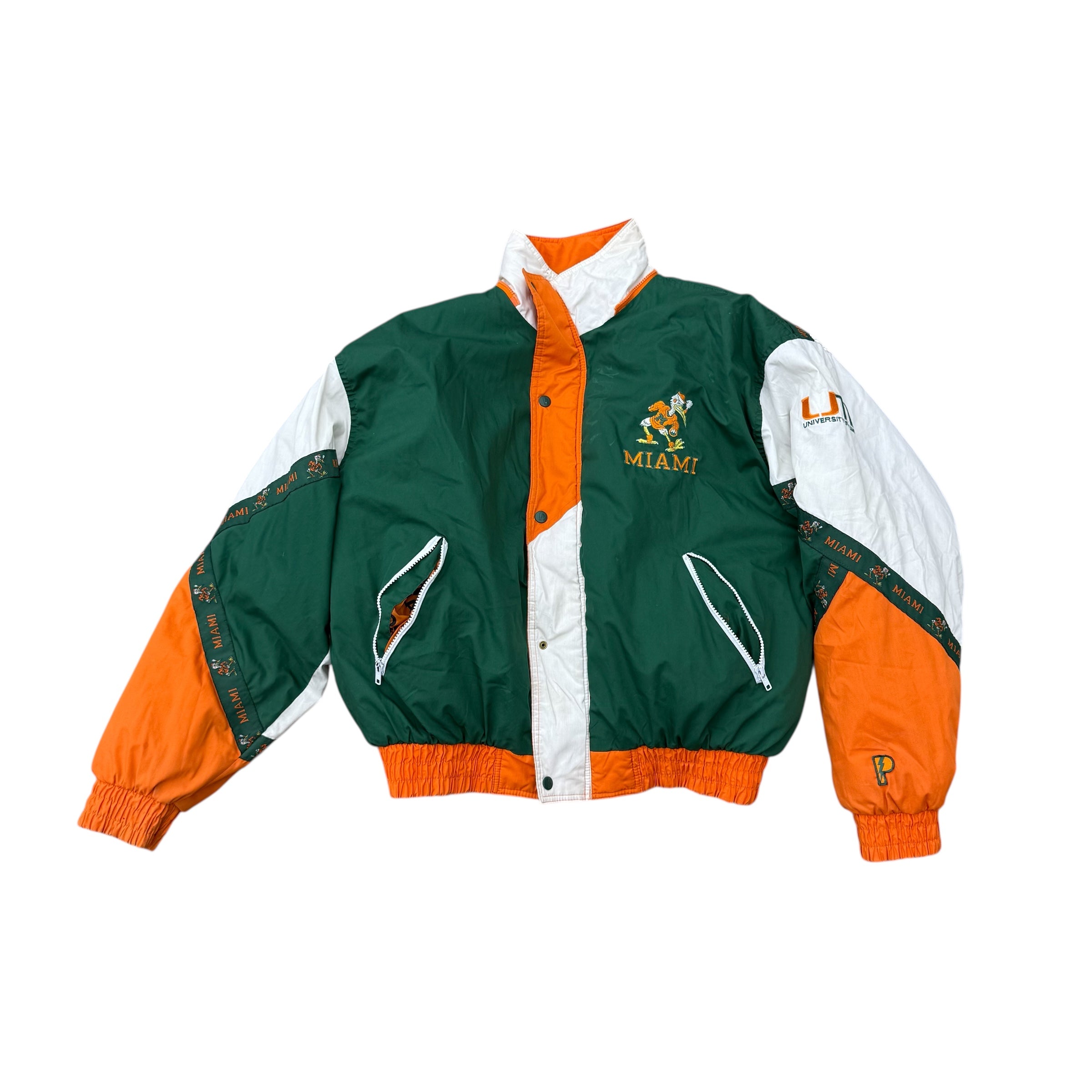 90’S U MIAMI PRO PLAYER PUFFER JACKET