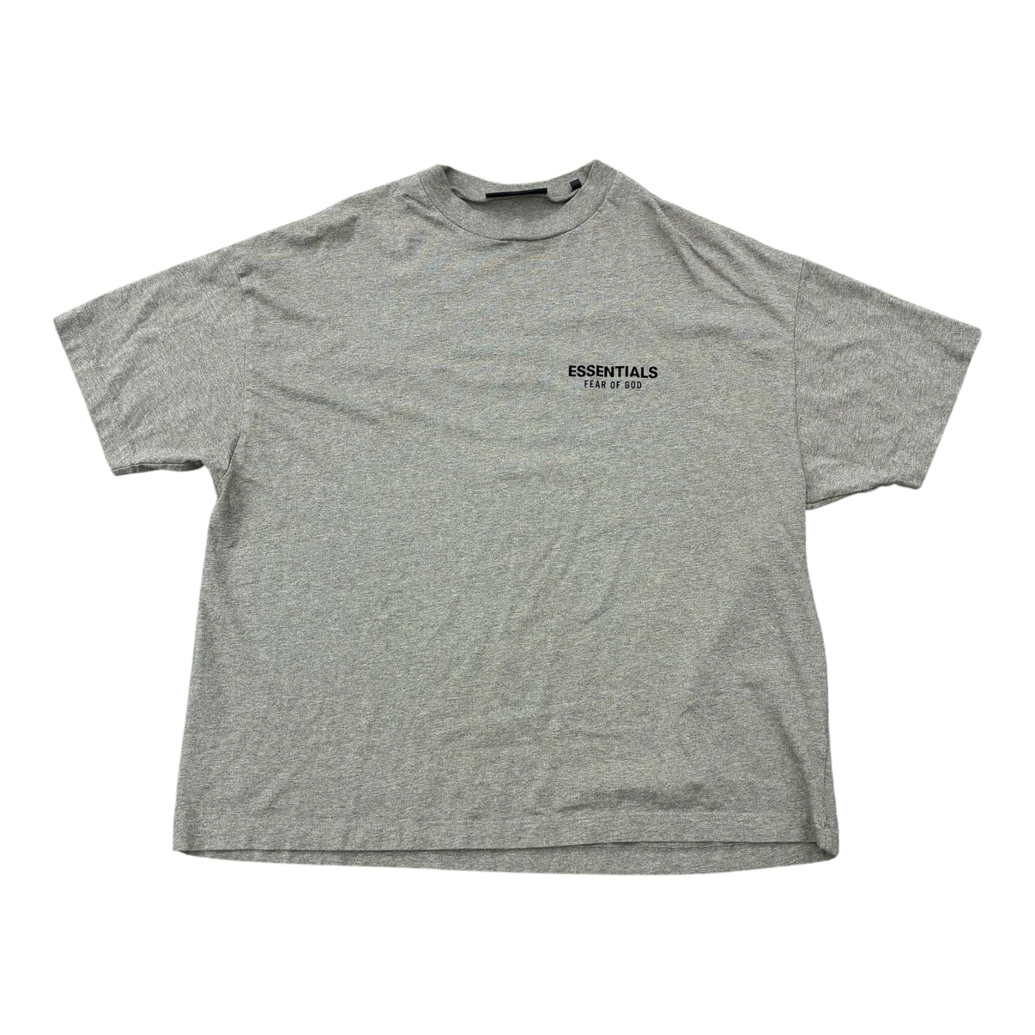ESSENTIALS FOG “CLASSIC” HEATHER GREY LOGO TEE