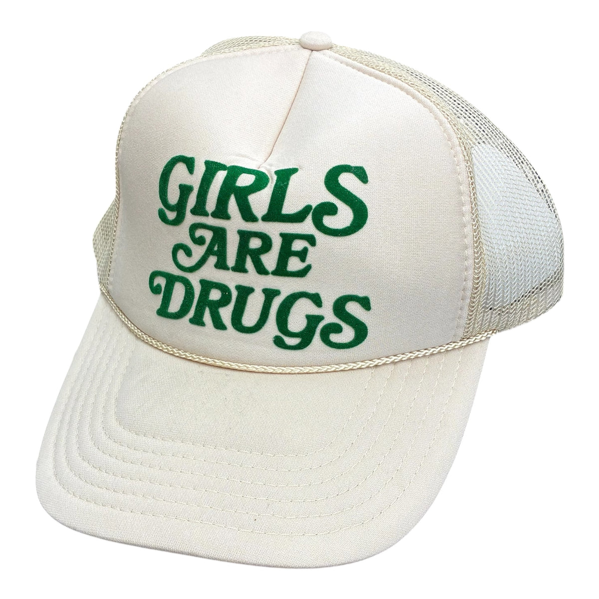 GIRLS ARE DRUGS LOGO SNAPBACK HAT