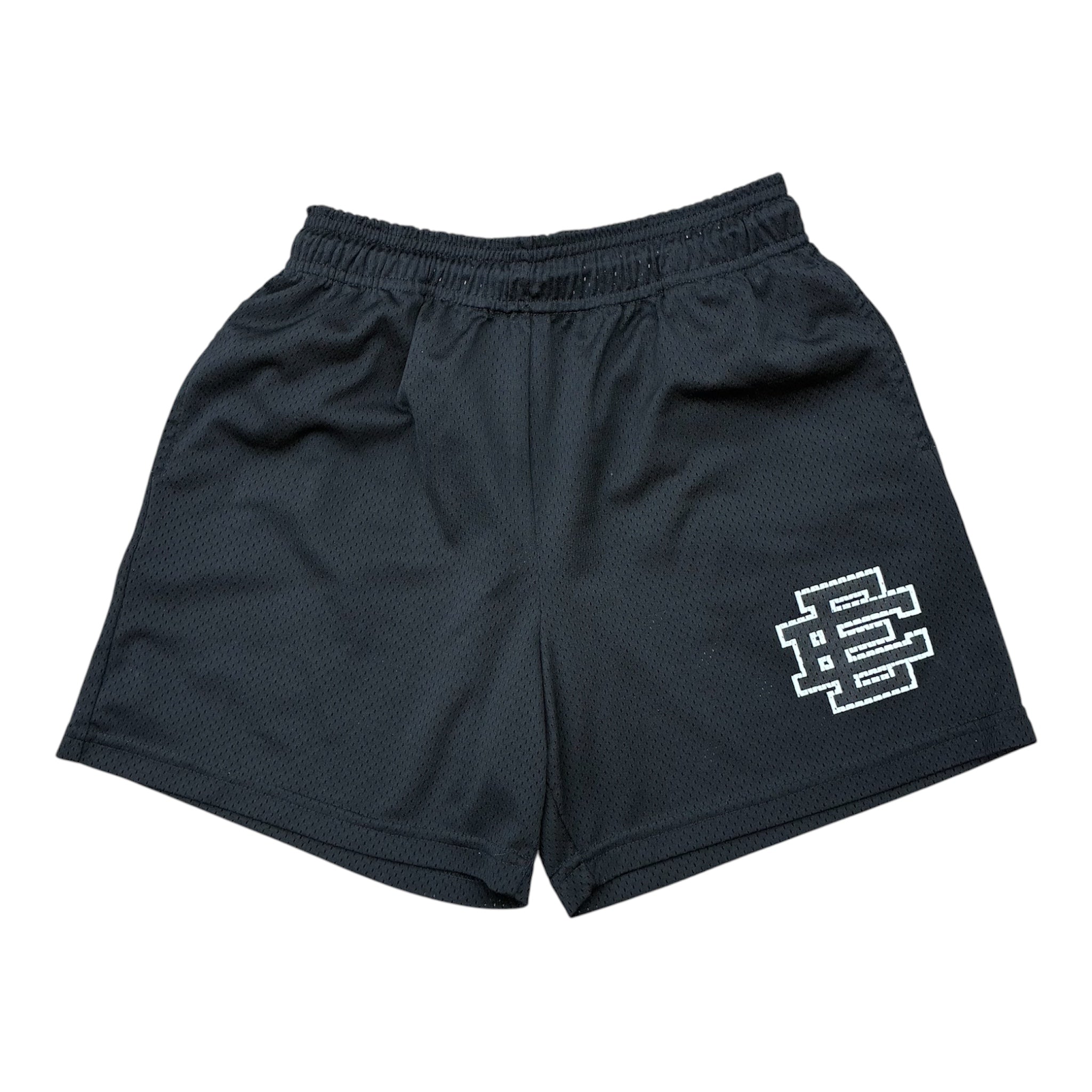 ERIC EMANUEL “JET BLACK” LOGO SHORTS