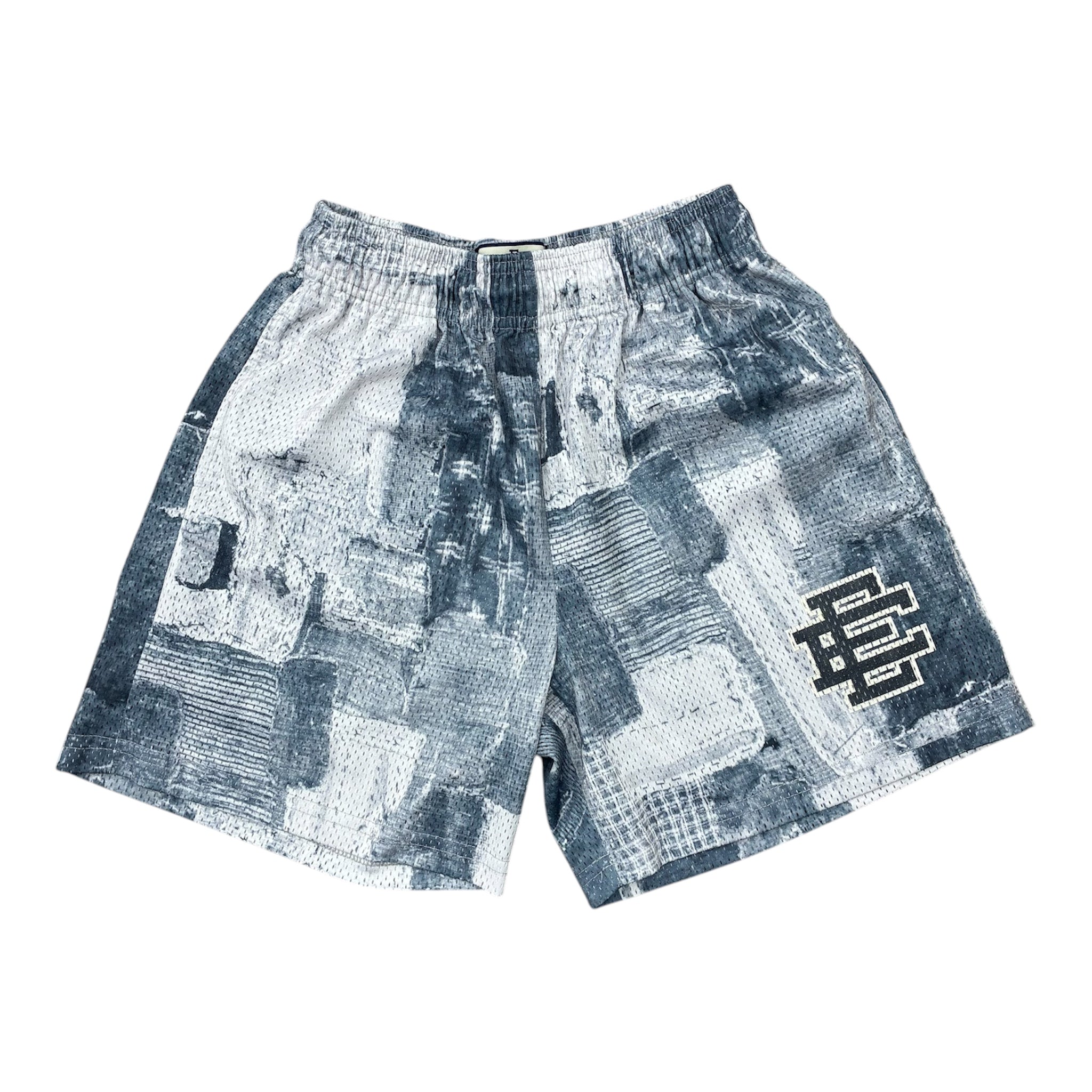 ERIC EMANUEL “ABSTRACT GREY” LOGO SHORTS