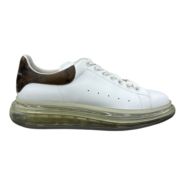 ALEXANDER MCQUEEN OVERSIZED SNEAKER “TRANSPARENT SOLE SNAKESKIN”