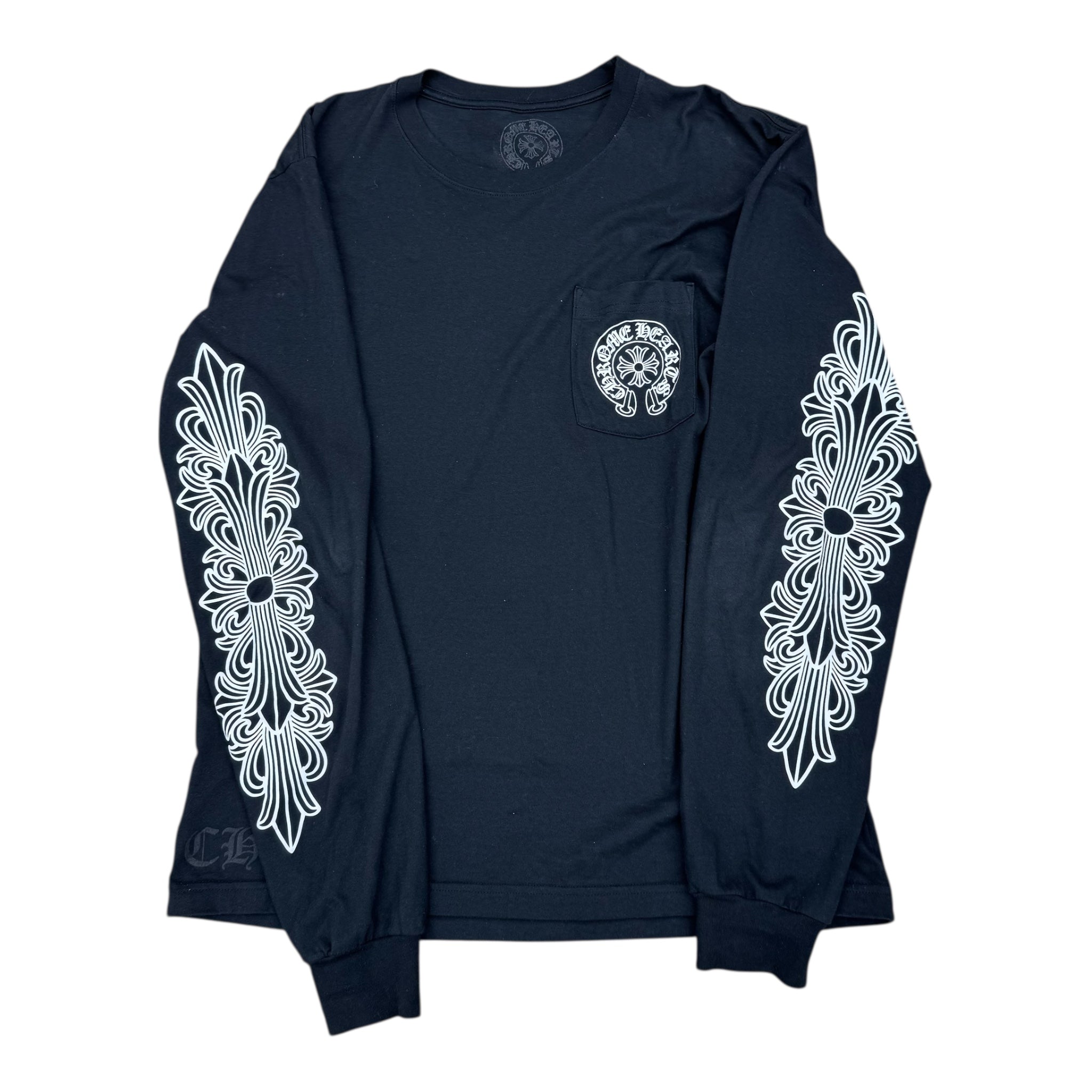 CHROME HEARTS ASPEN EXCLUSIVE FLORAL HORSESHOE LOGO L/S