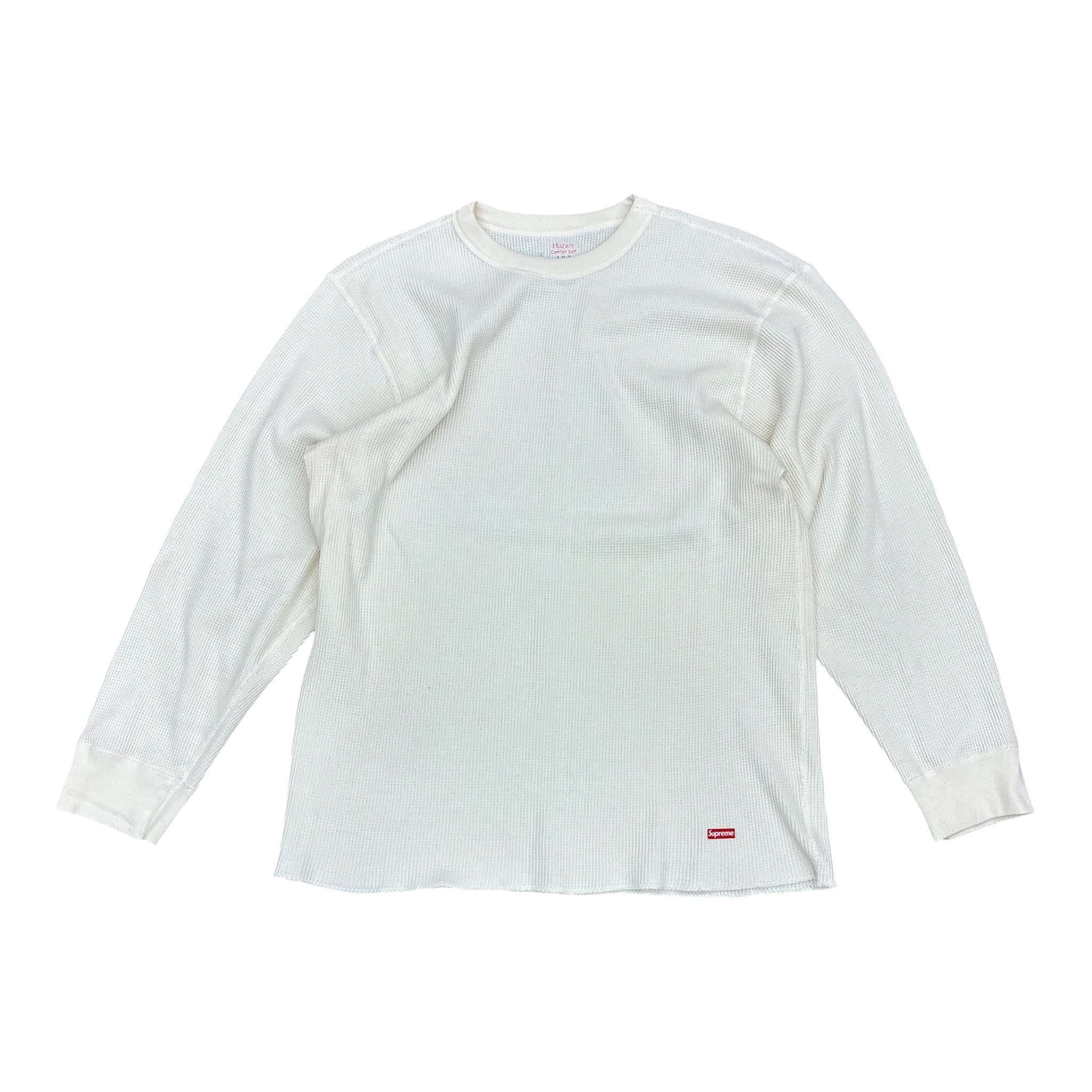 SUPREME X HANES THERMAL CREAM LONGSLEEVE – VDTX