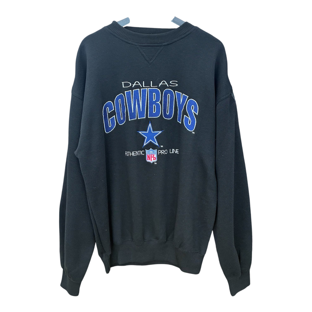 90S COWBOYS BLACK CREWNECK