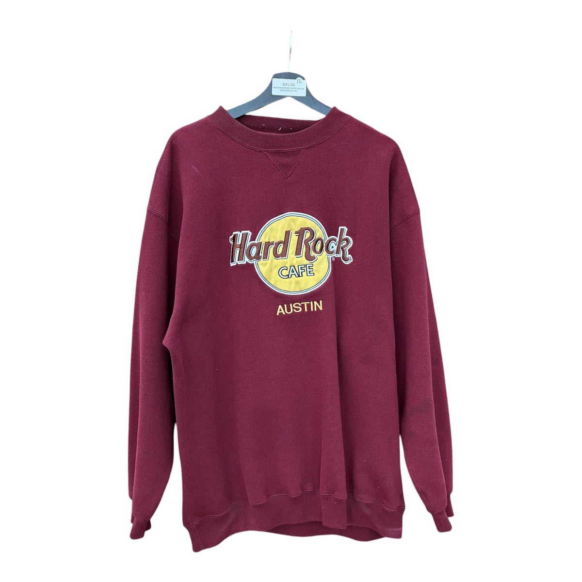 VINTAGE HARD ROCK CAFE AUSTIN CREWNECK